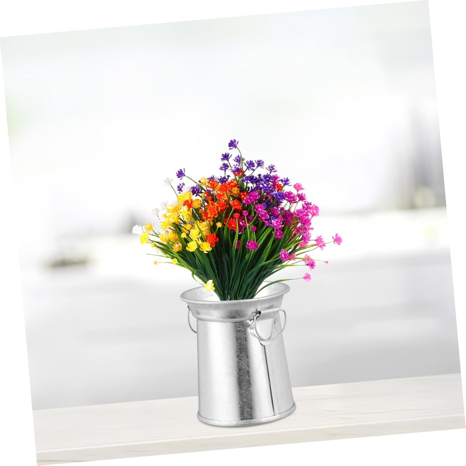 3pcs Rustic Flower Planter Iron Art Vase for Garden Decor