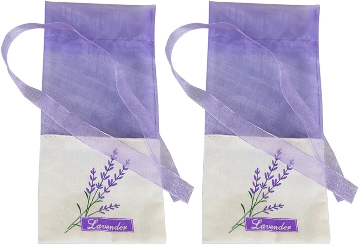 75 Pcs Lavender Scent Drawstring Jewelry Bags