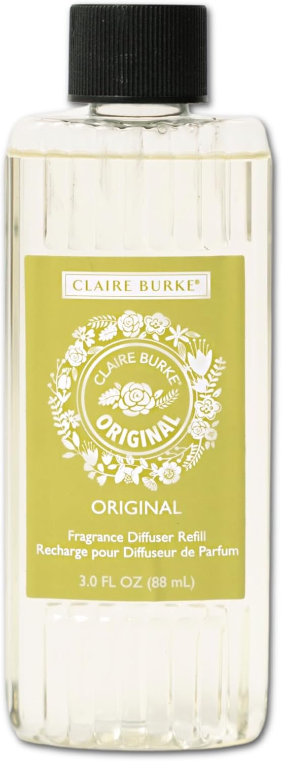 Claire Burke Original Diffuser Oil Refill with 12 Reed Sticks