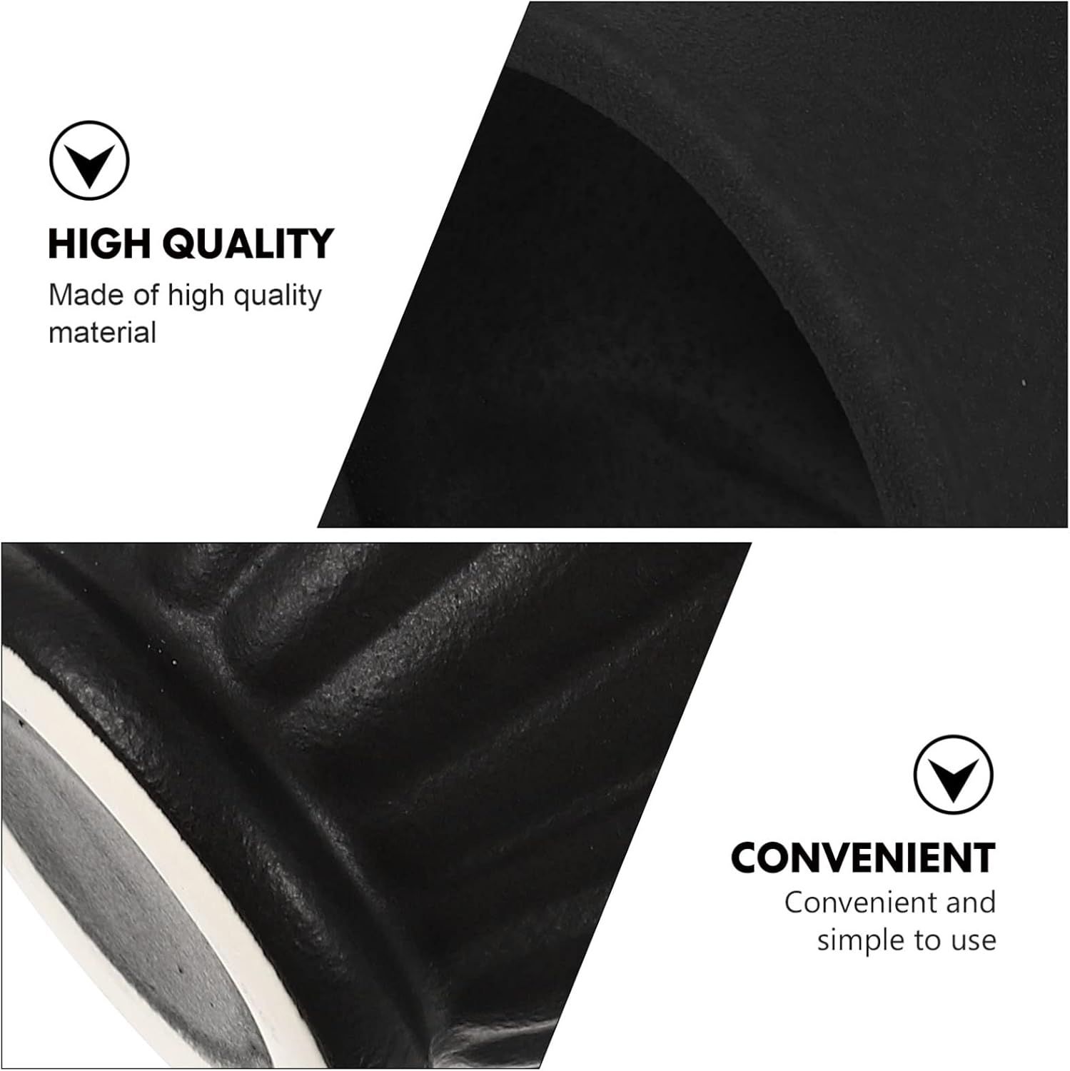 1pc Ceramic Colored Vase with Double Ears Home Decor