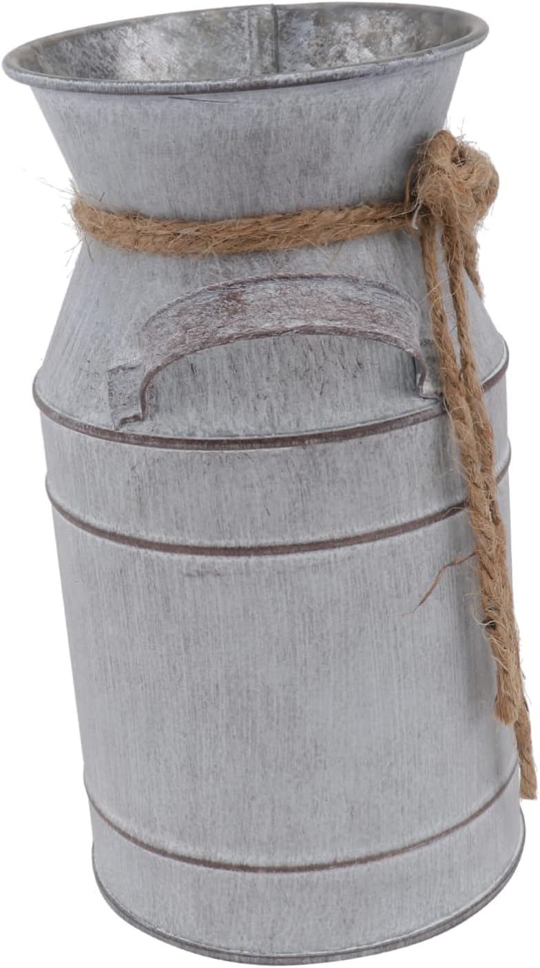 StobaZA Decorative Iron Flower Bucket for Home and Garden