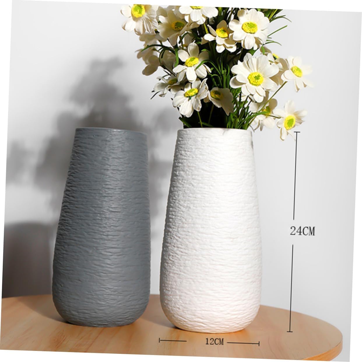 Simple Vase for Flowers Ceramic Vase Elegant Decorative Pot for Hotel and Home 1
