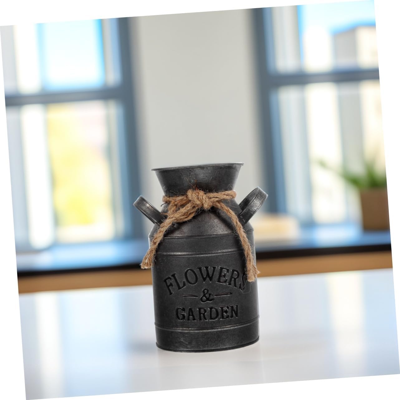 Vintage Flower Bucket Rustic Decorative Pitcher Vase for Cottagecore Decor 1