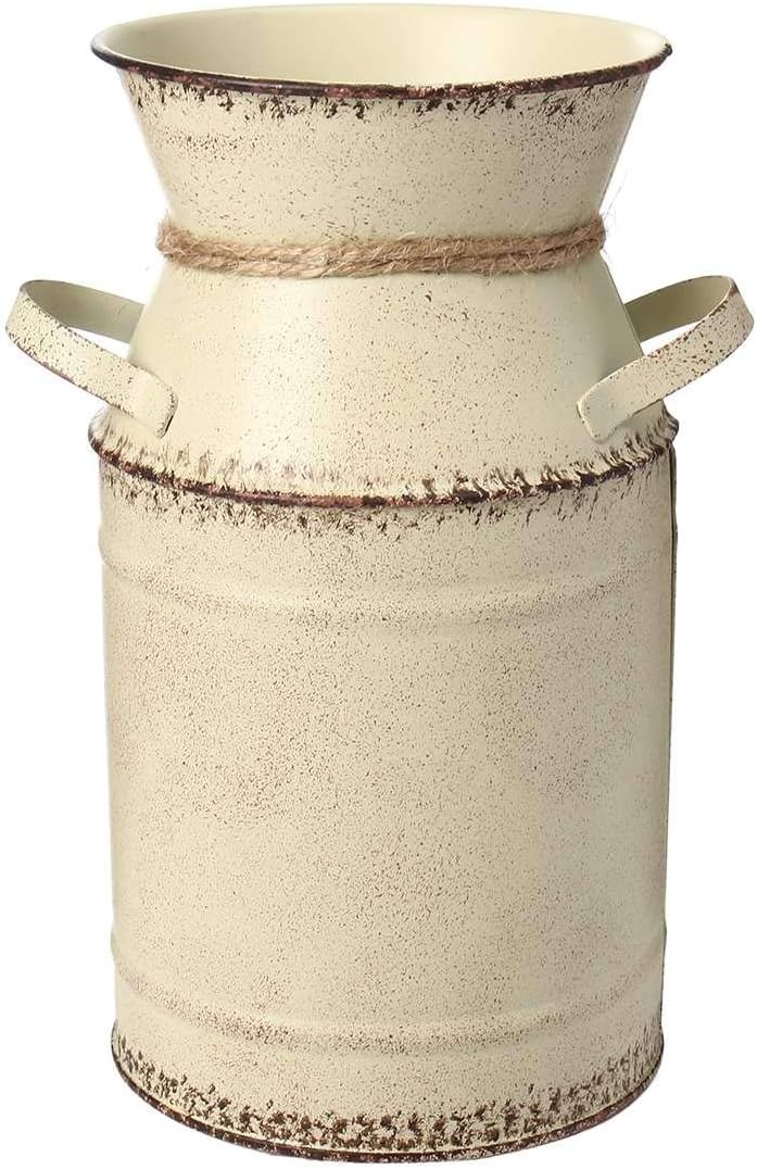 Shabby Metal Flower Vase for Home Decor Wedding Party