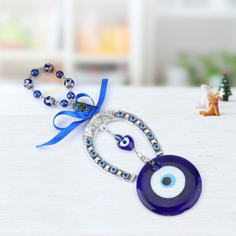 Turkish Blue Evil Eye Beads Amulet Pendant Home Decor