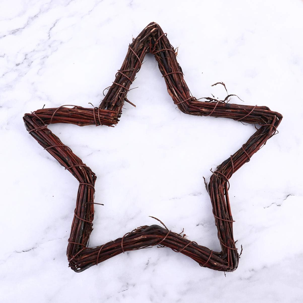Rattan Wreath Forms Hanging Ornament for Christmas
