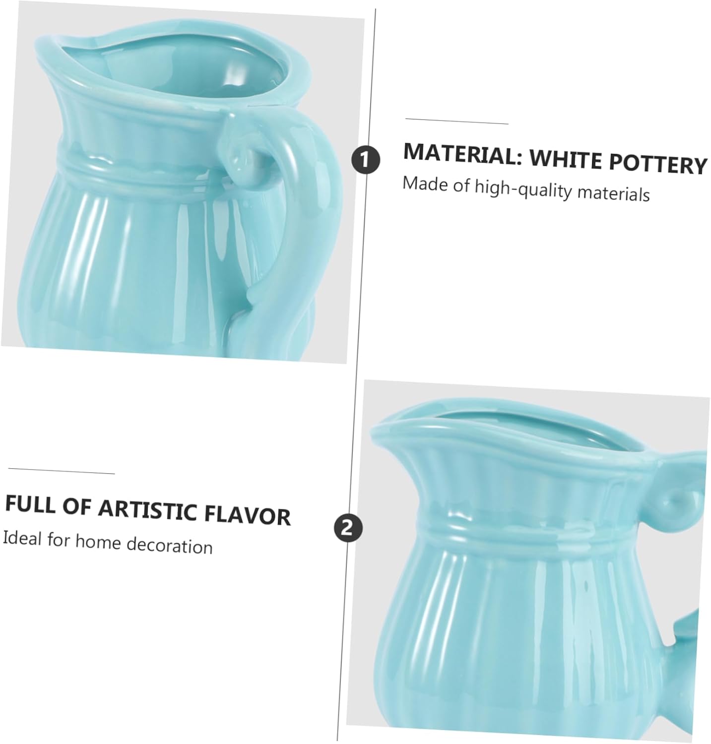 Artistic Flower Bottle Ceramic Decorative Vase for Centerpieces