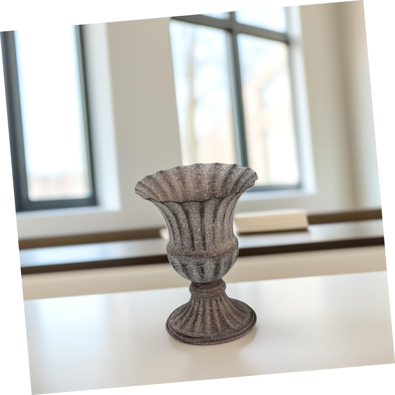 Vintage Metal Flower Vase for Home Decor and Wedding Centerpieces