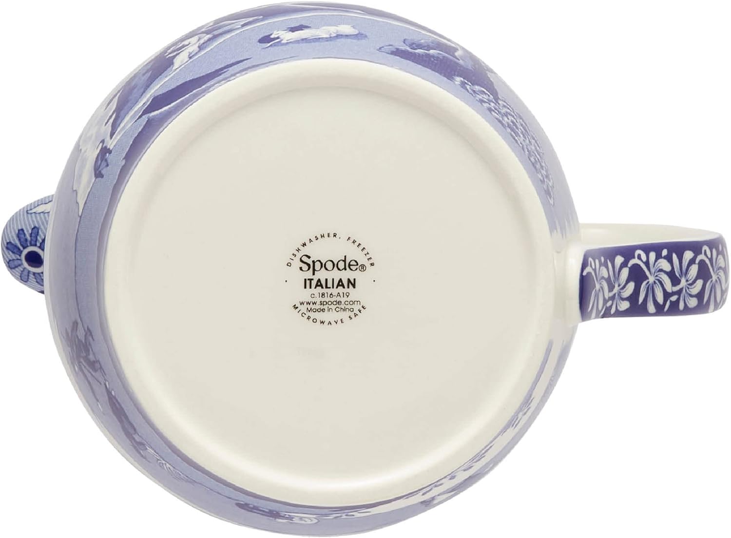 Spode Blue Italian Pitcher 35 Pint