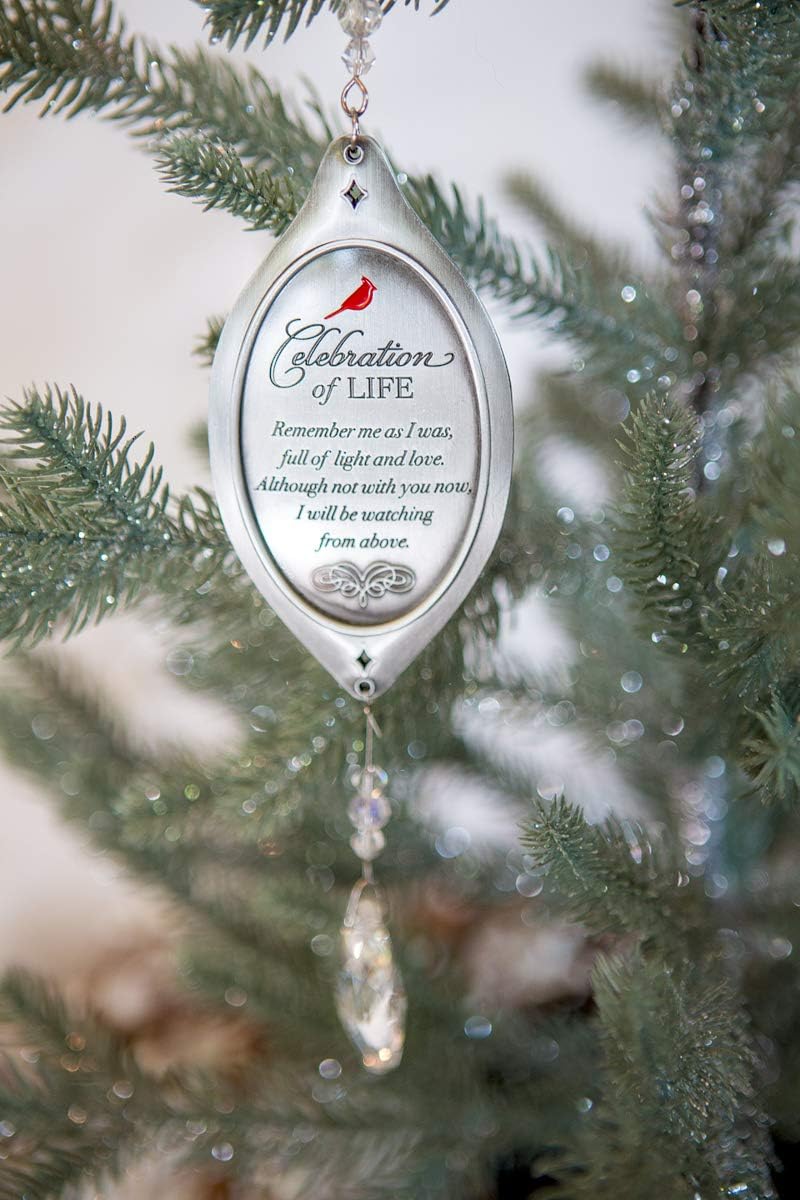 Celebration of Life Sympathy Gift with Crystal Ornament