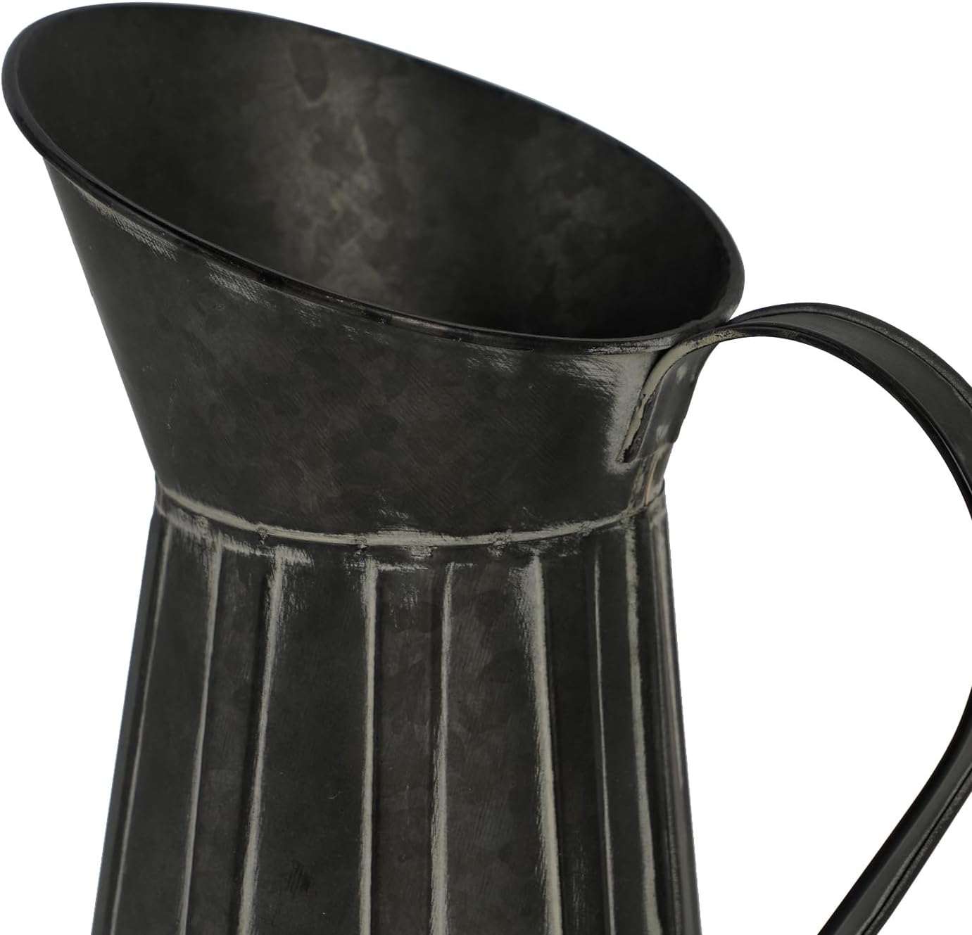 Rustic Metal Milk Jug Vase for Home Dcor