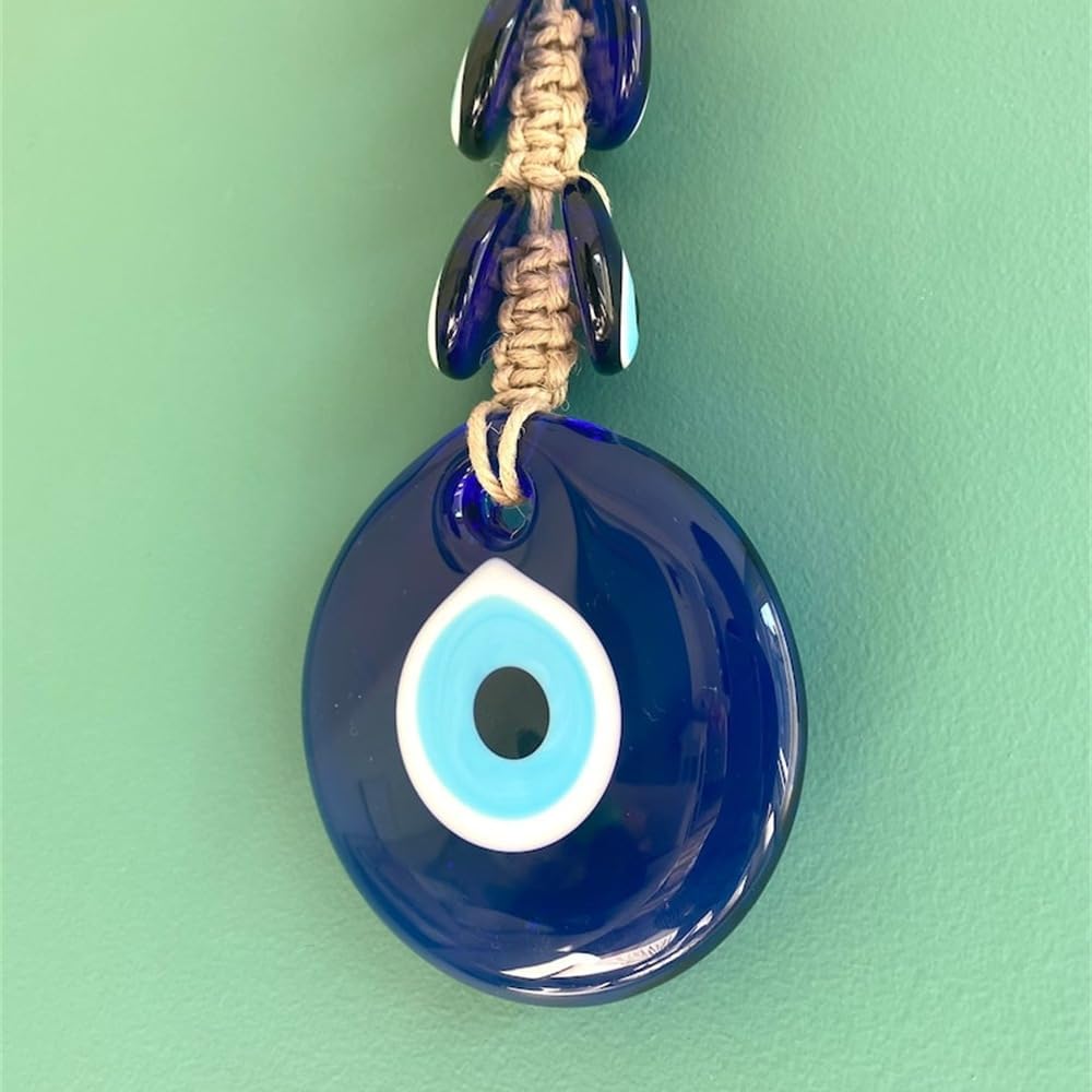 Turkish Blue Evil Eye Car Charm Hanging Ornament