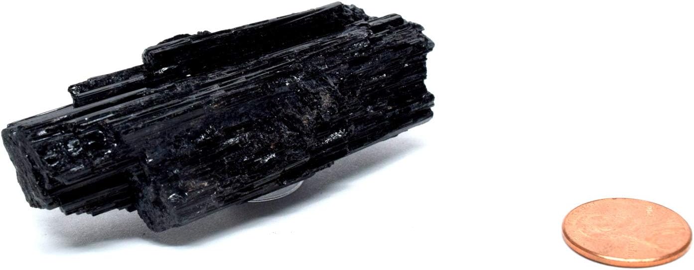HQRP 3 Inch Black Tourmaline Crystal Cluster - Brazil