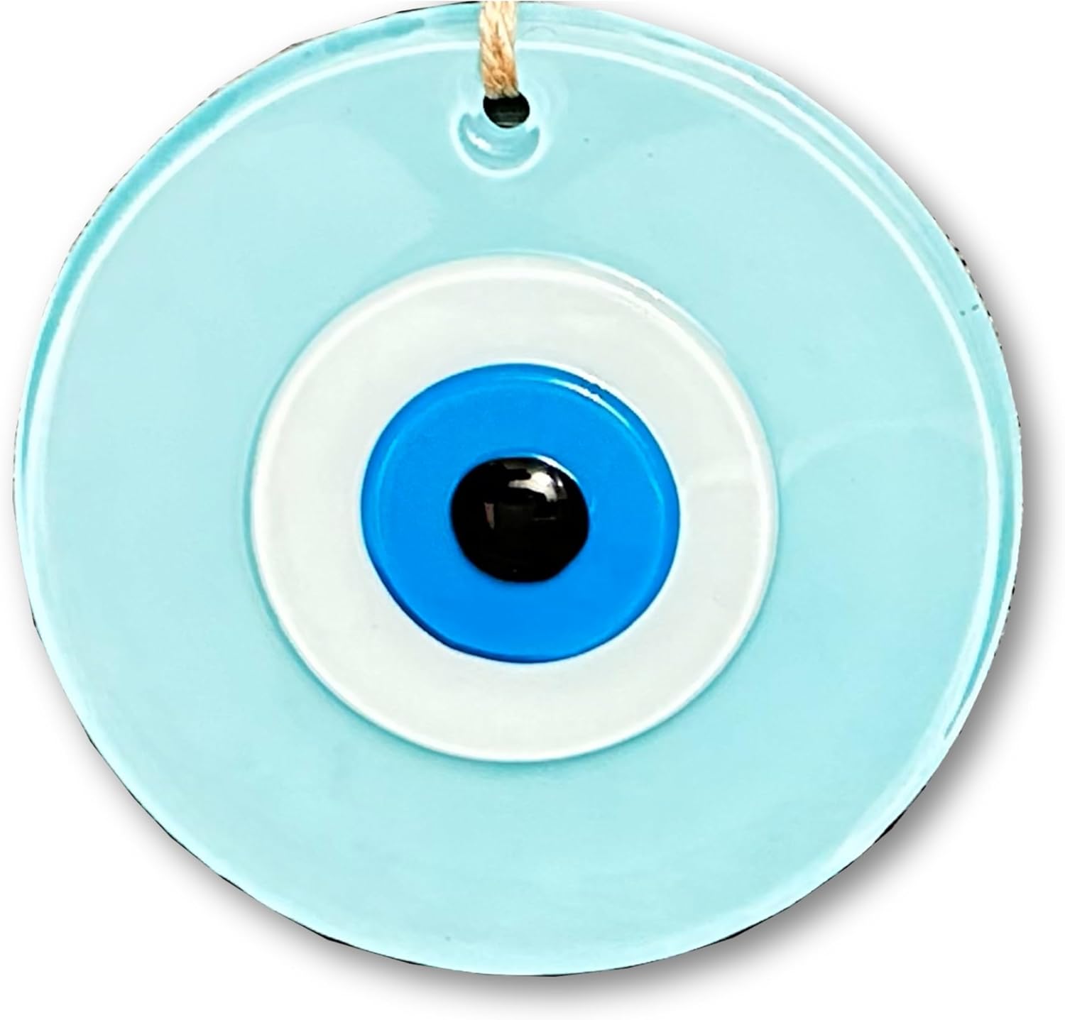 Baby Blue Evil Eye Charm Handmade Home Protection Decor