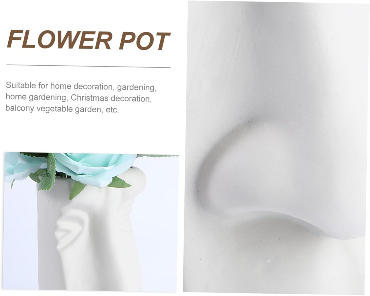 Elegant Ceramic Flower Vase for Home and Office Decor