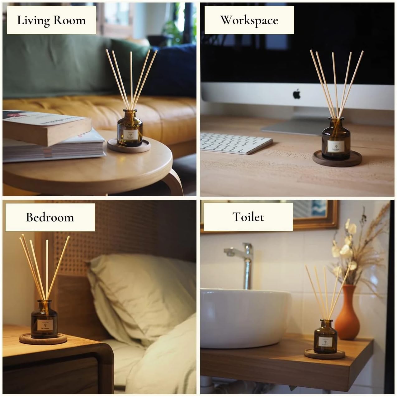 Pristine Maldives Villa Inspired Reed Diffuser Set