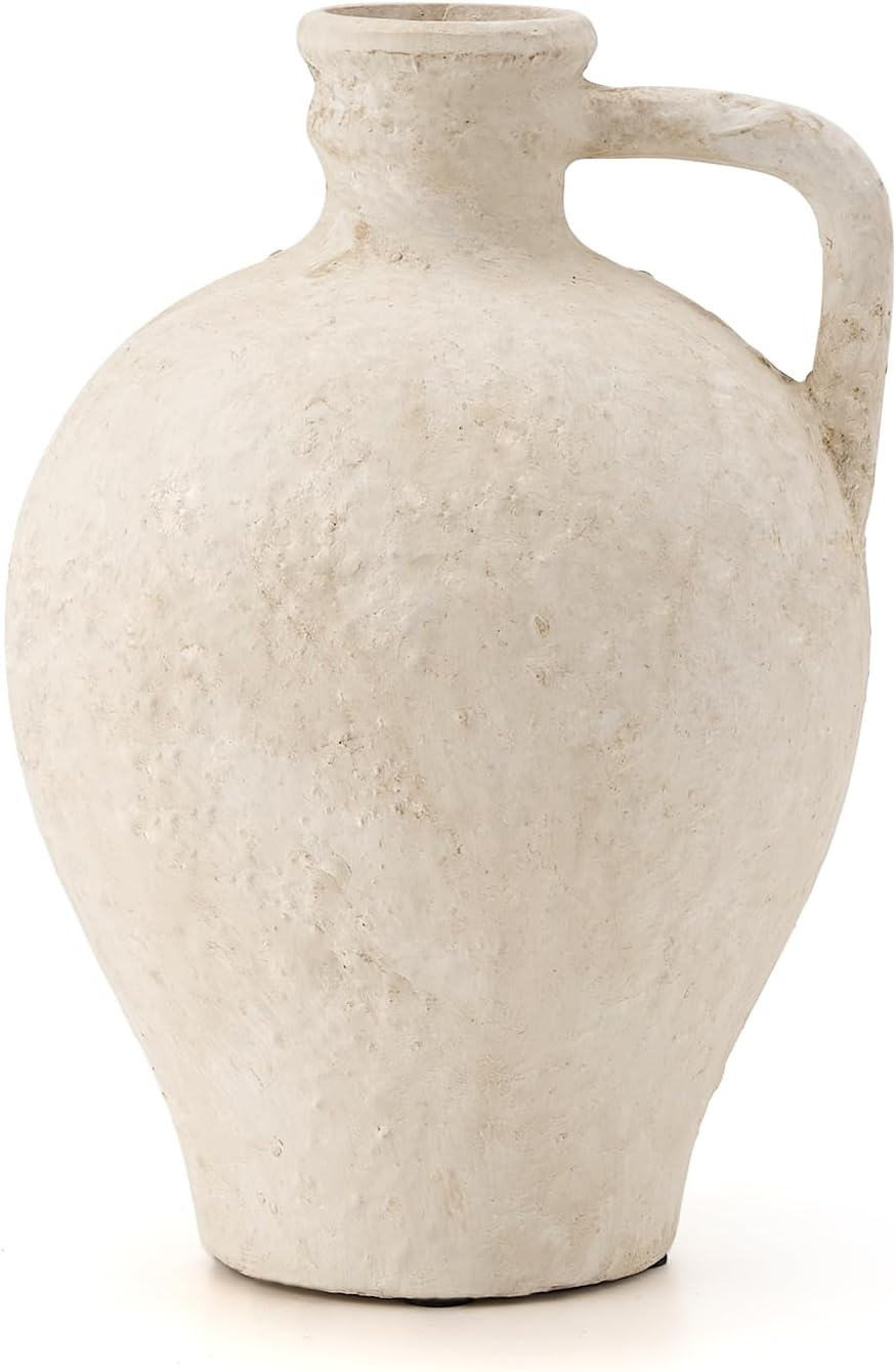 LUKA Ceramic Rustic Farmhouse Vase 825 Inch