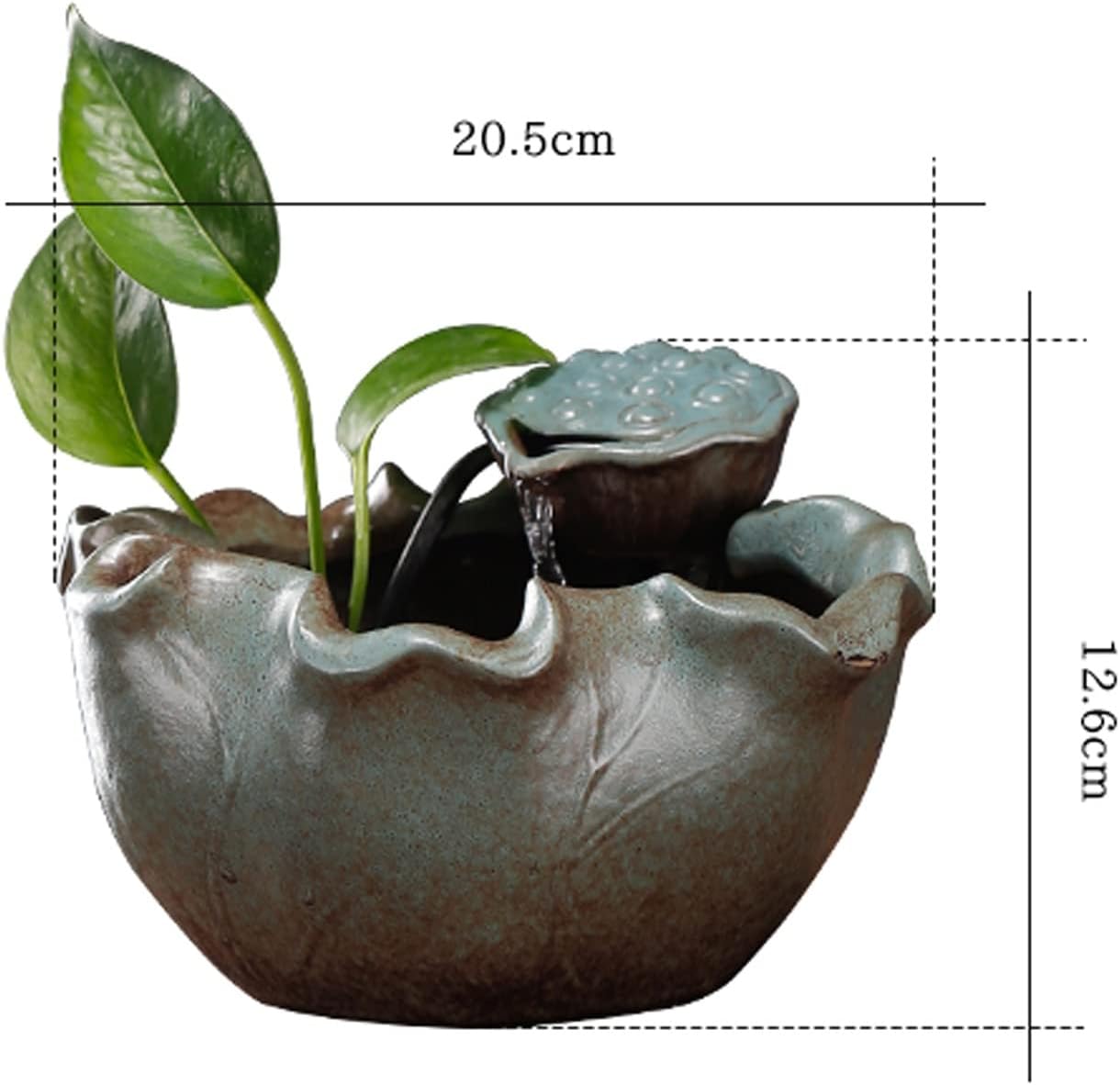 Elegant Desktop Water Fountain with Water Mist