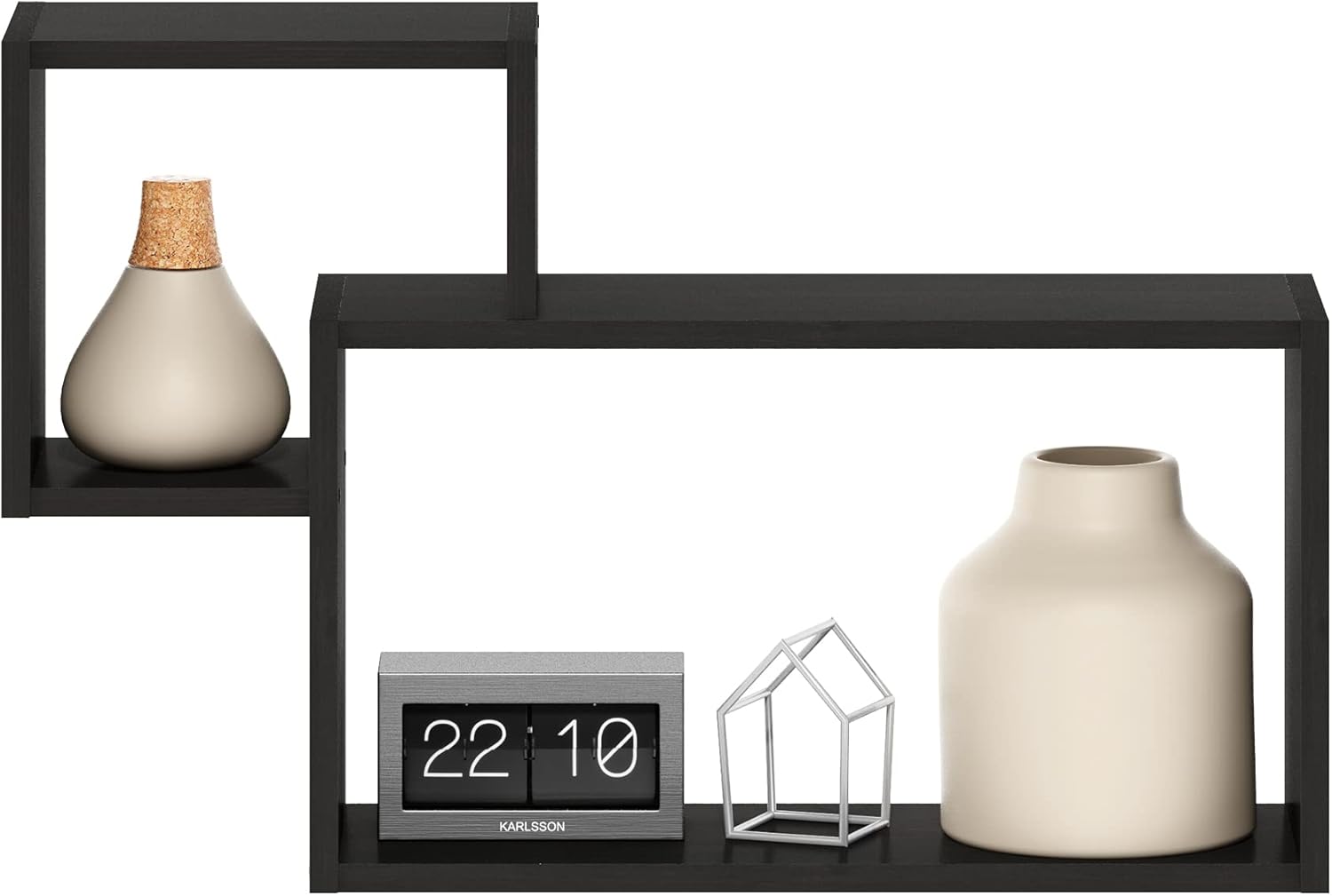 Furinno Rossi Interweave Floating Shelf Set of 2