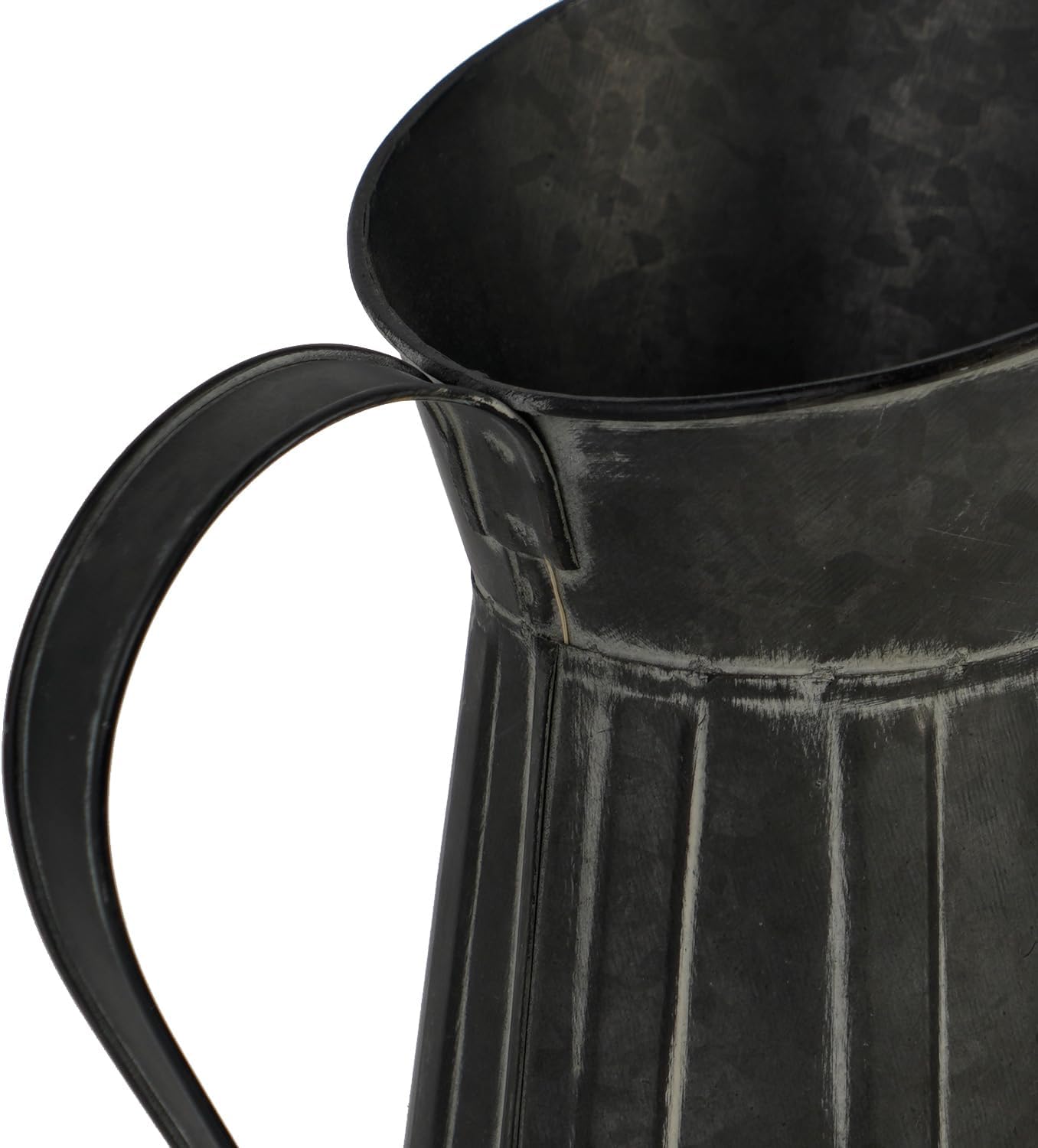 Rustic Metal Milk Jug Vase for Home Dcor