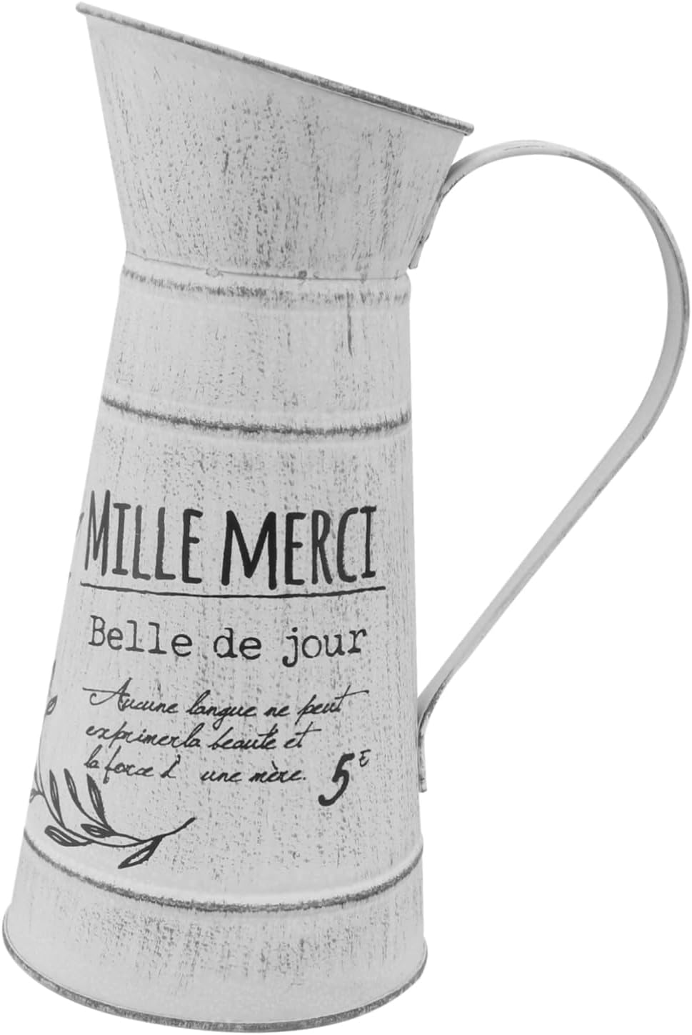 Retro Iron Kettle Vase for Home and Garden Decor