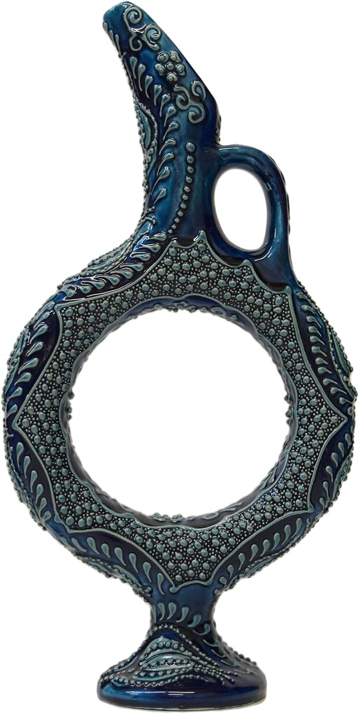 Ocean Blue Beta Hittite Ceramic Vase