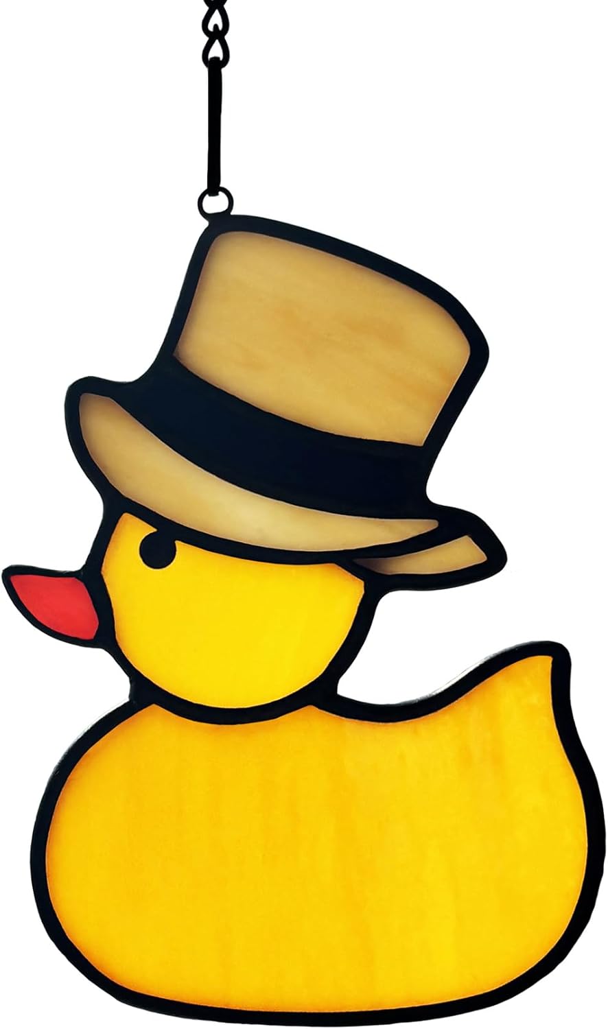 Stained Glass Jeep Ducks Window Decor Suncatcher Ornament