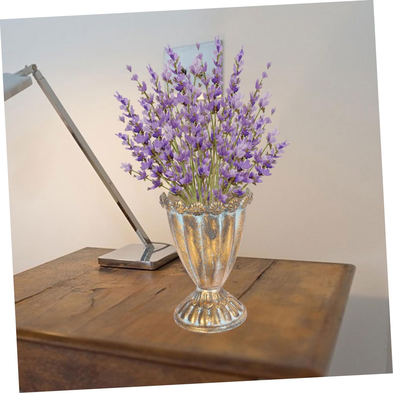 STOBAZA Large Trophy Vase Decorative Iron Flower Pot