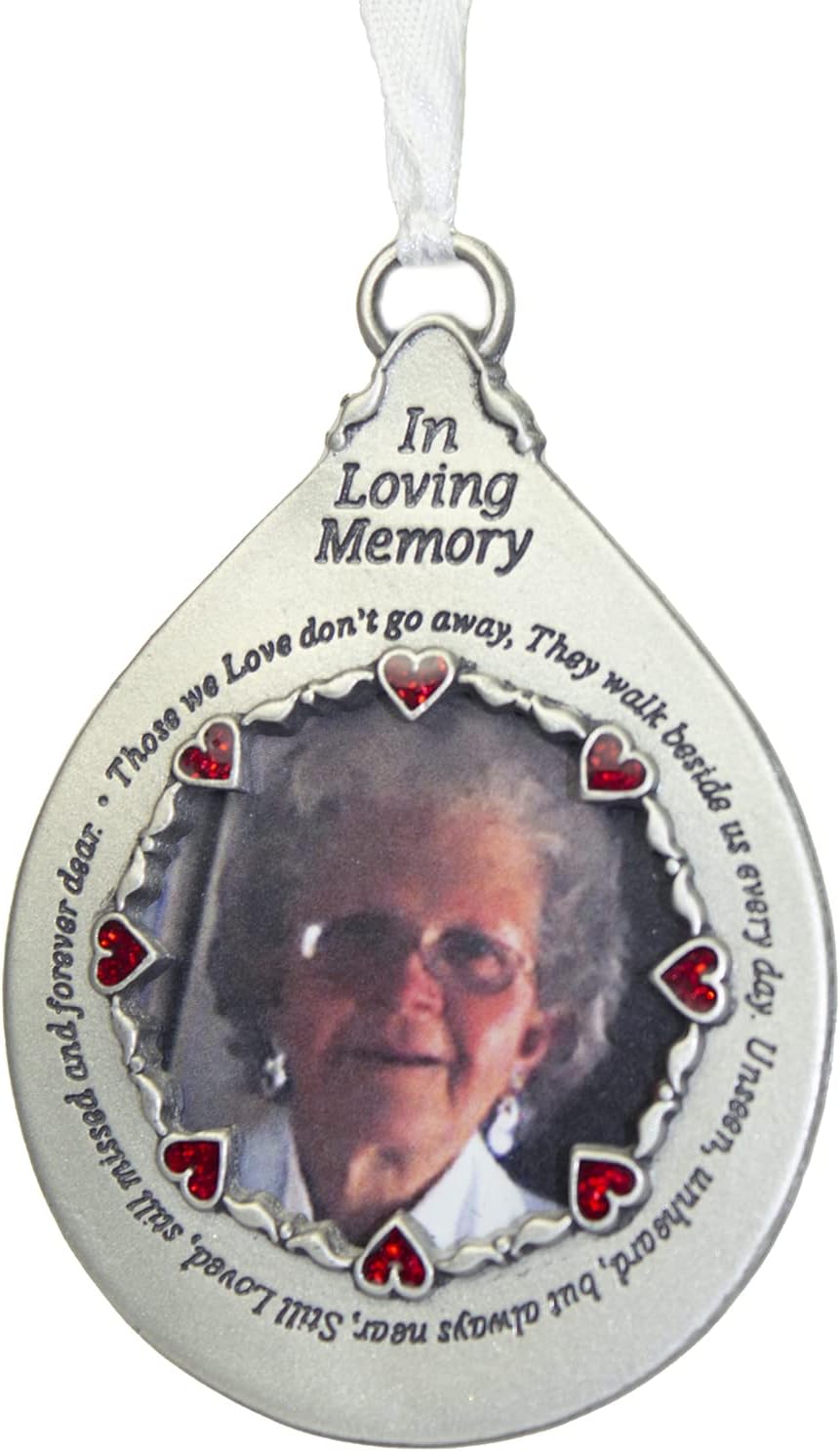 Cathedral Art Memorial Photo Frame Ornament - 1 12 Inch In Loving Memory Christmas Decor by Abbey CA Gift