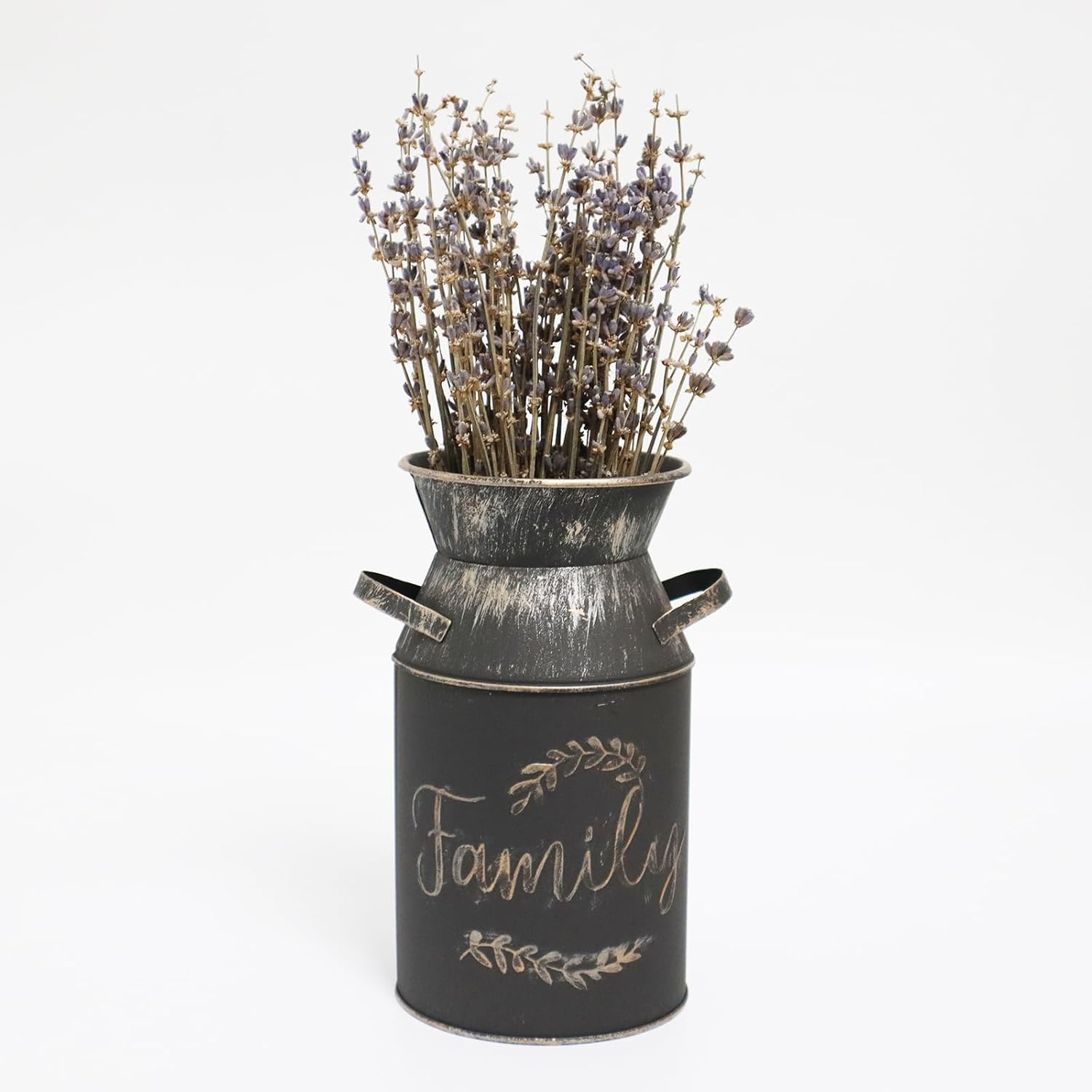 Fauevav Galvanized Milk Can Greeting Vase 75 Inch