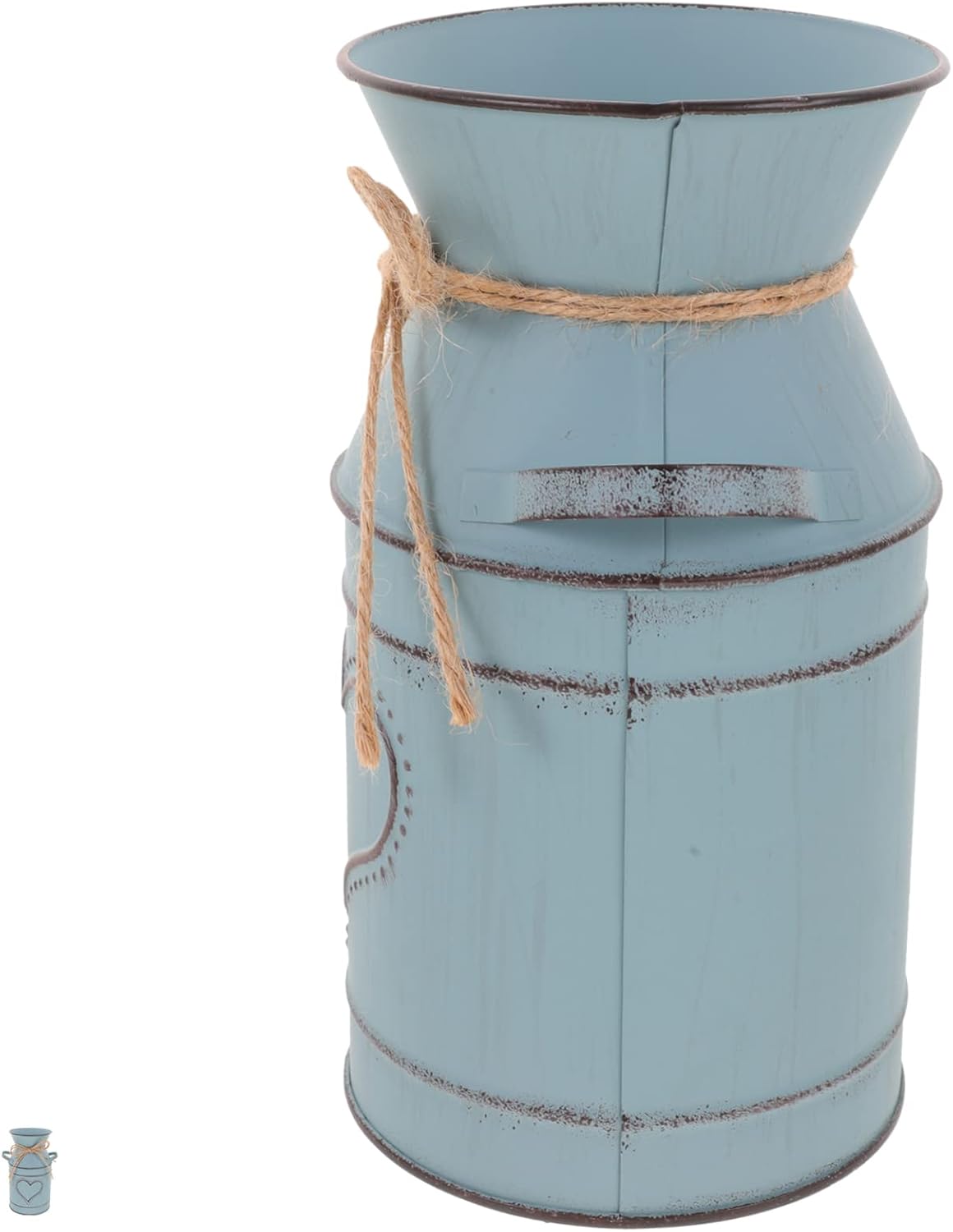 Rustic Vintage Iron Flower Vase Decor for Home Office