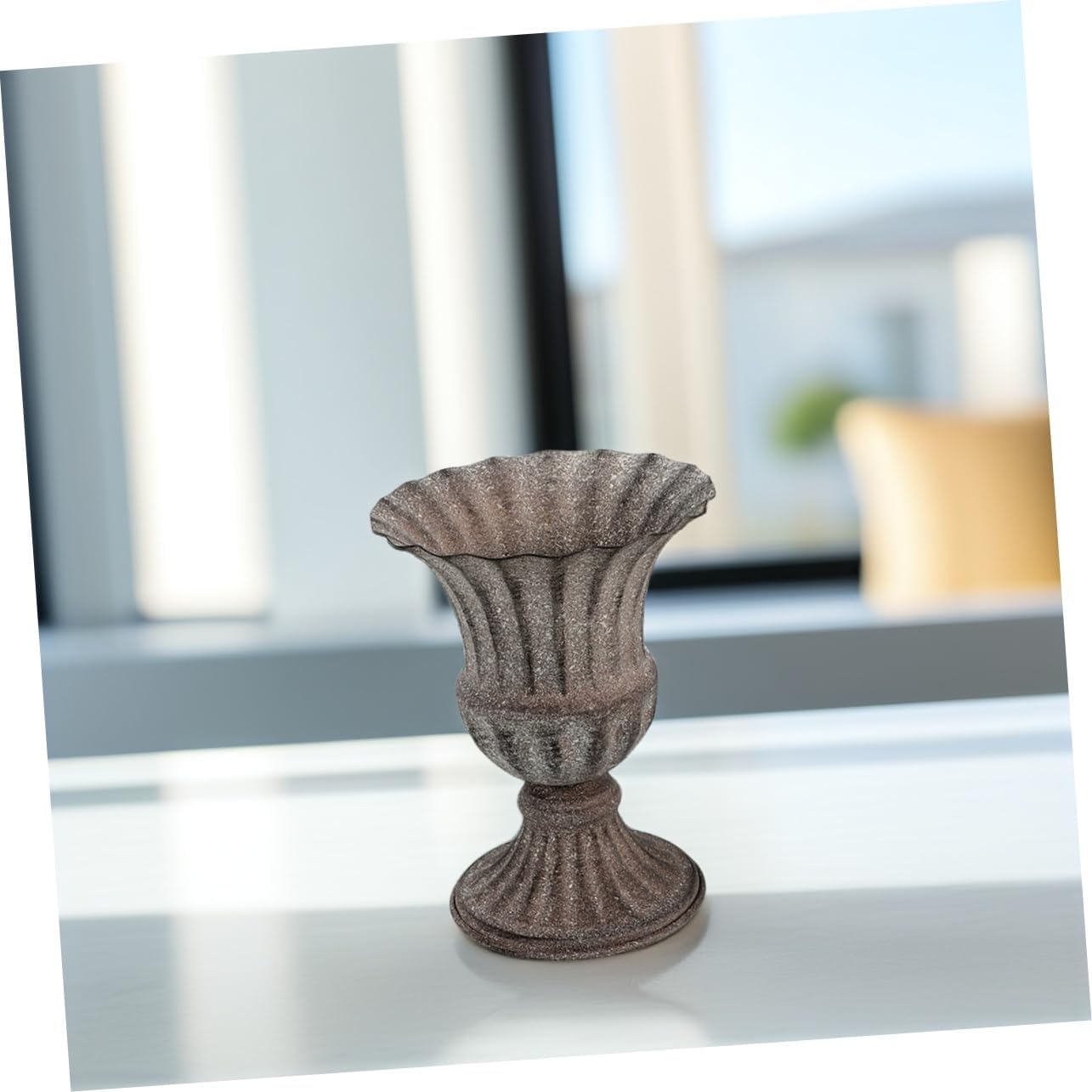 Vintage Metal Flower Vase for Home Decor and Wedding Centerpieces