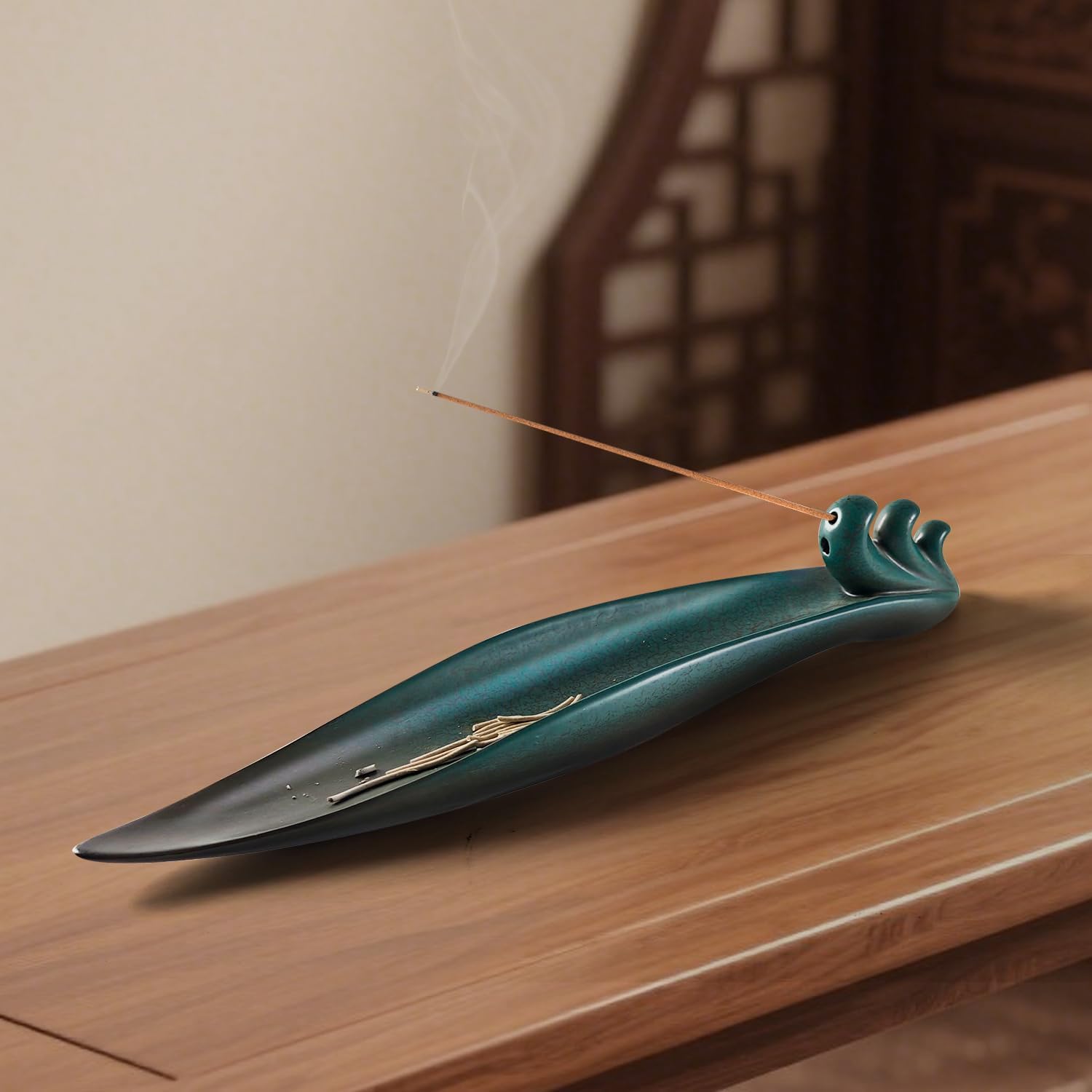 Minimalist Wave Incense Holder for Sticks