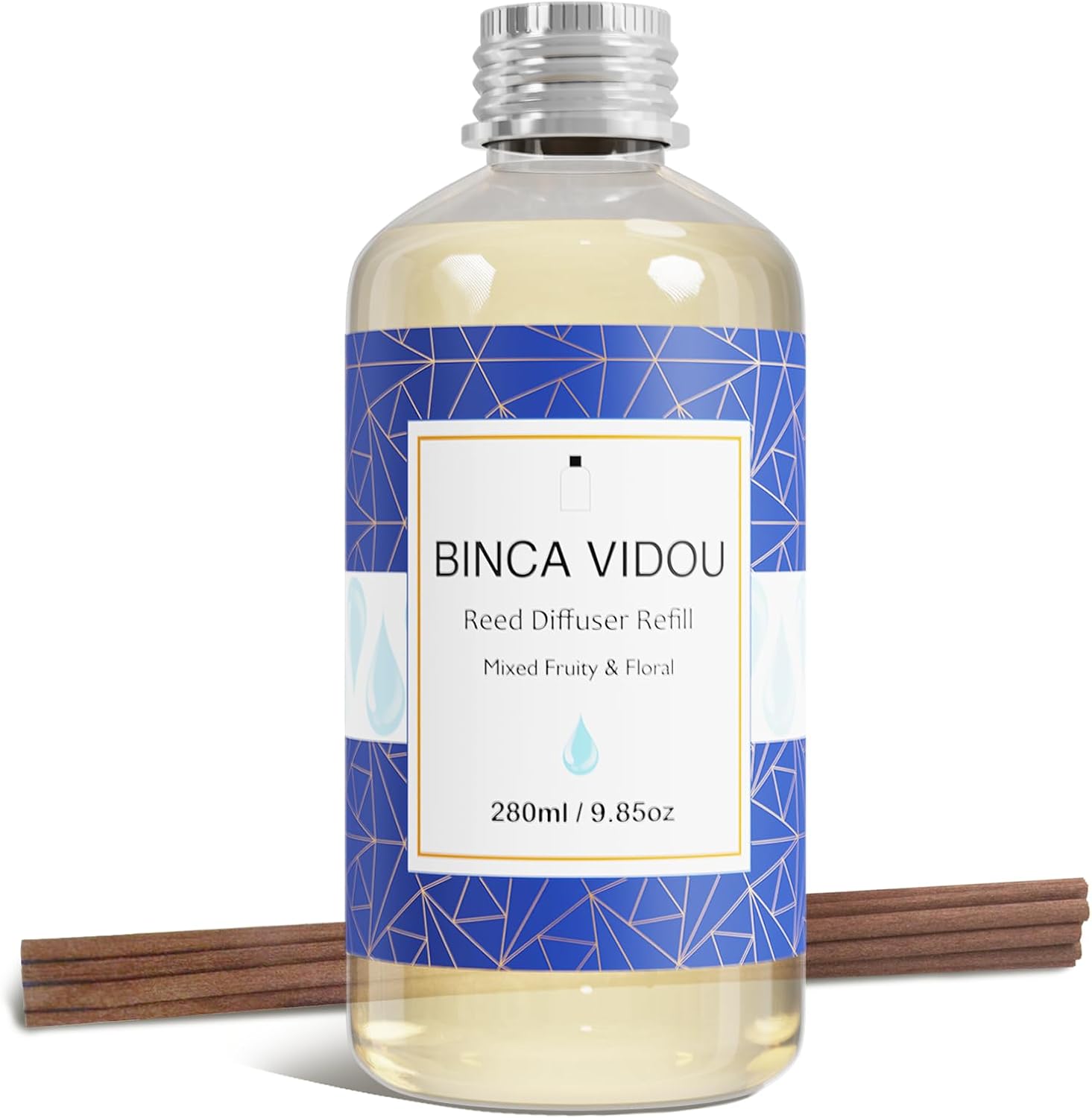 Binca Vidou Reed Diffuser Oil Refill 280ml with 12 Sticks