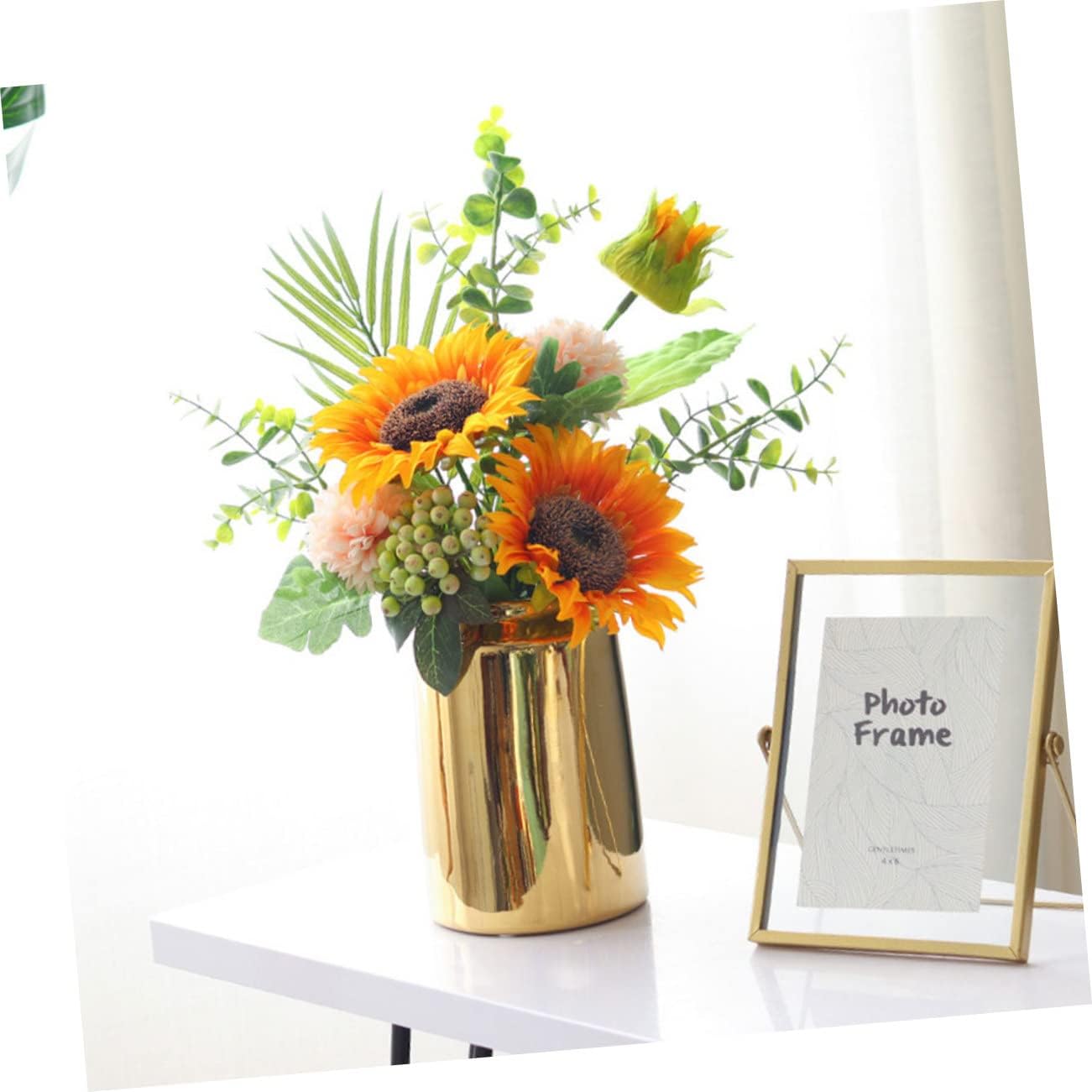 STOBAZA Simple Ceramic Flower Vase for Home Decor