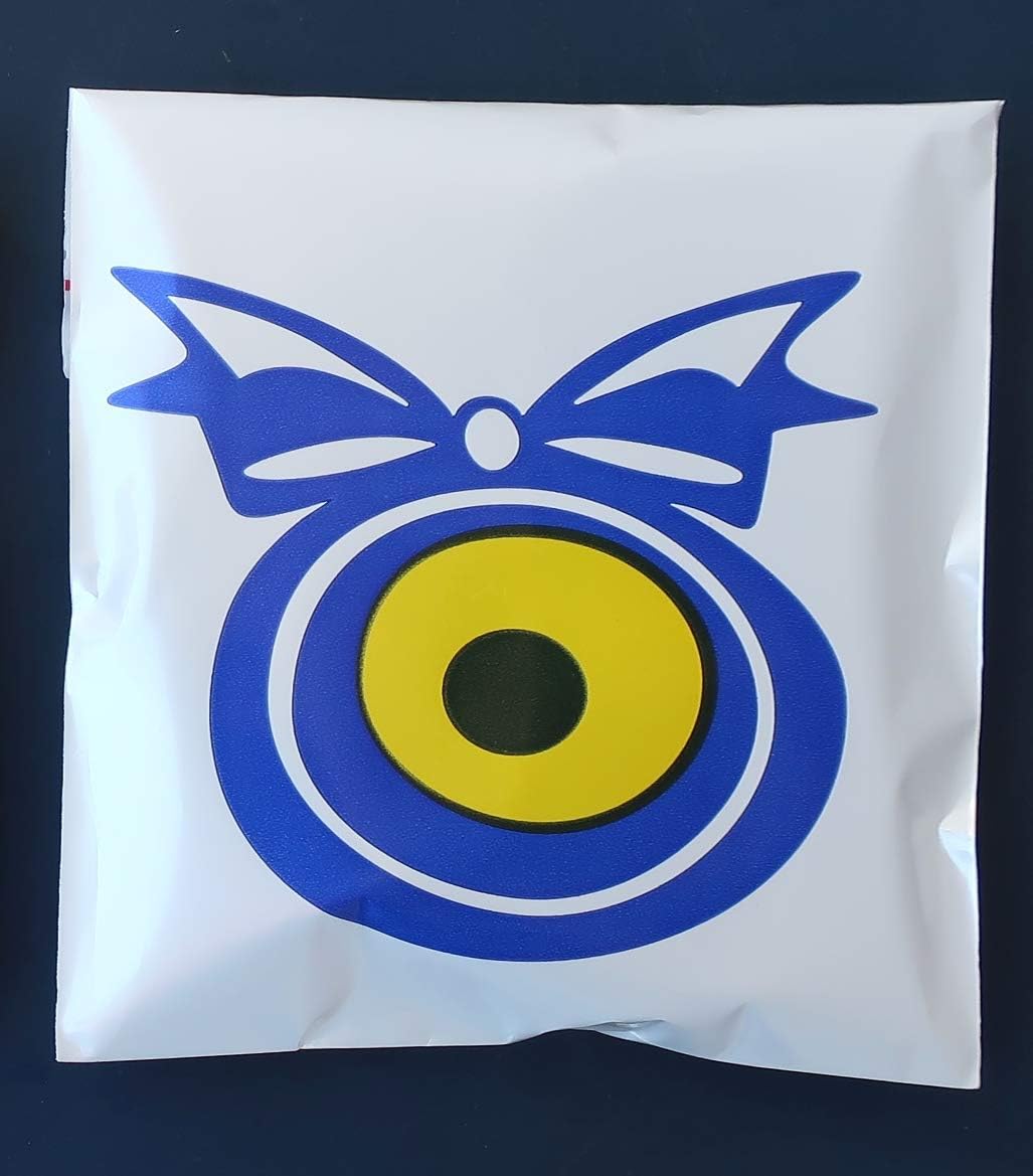 Ebsem Gold Gilt Handmade Evil Eye Glass Charm Ornament Christmas Decor 15 Inches