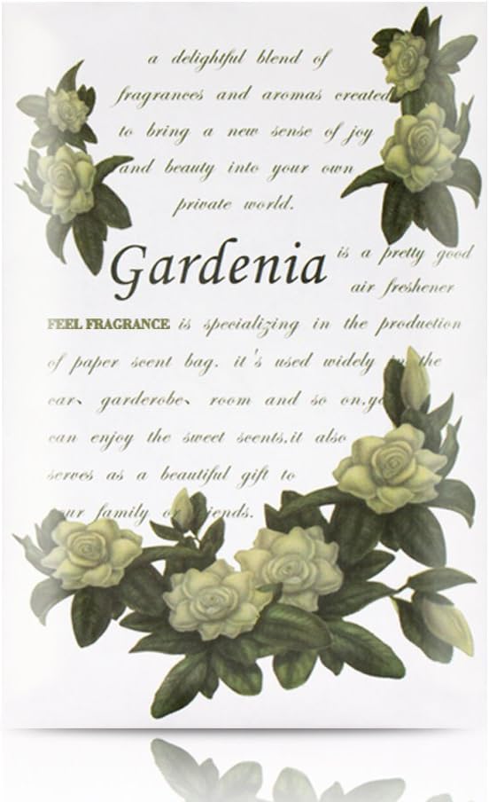 Gardenia Scented Sachet - Pack of 12 for Drawers and Closets
