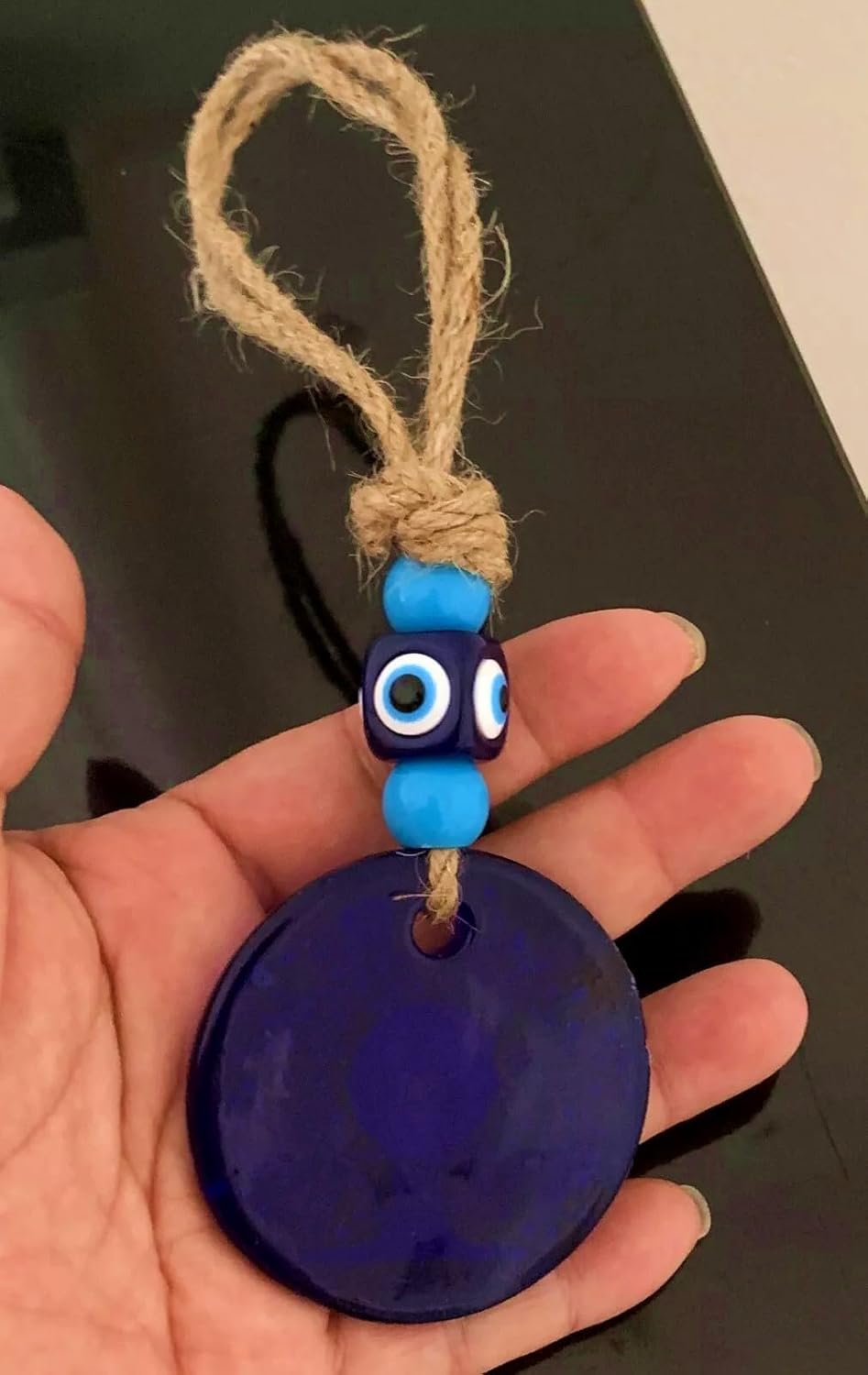 Blue Evil Eye Wish Tree Hanging Decorative Ornament