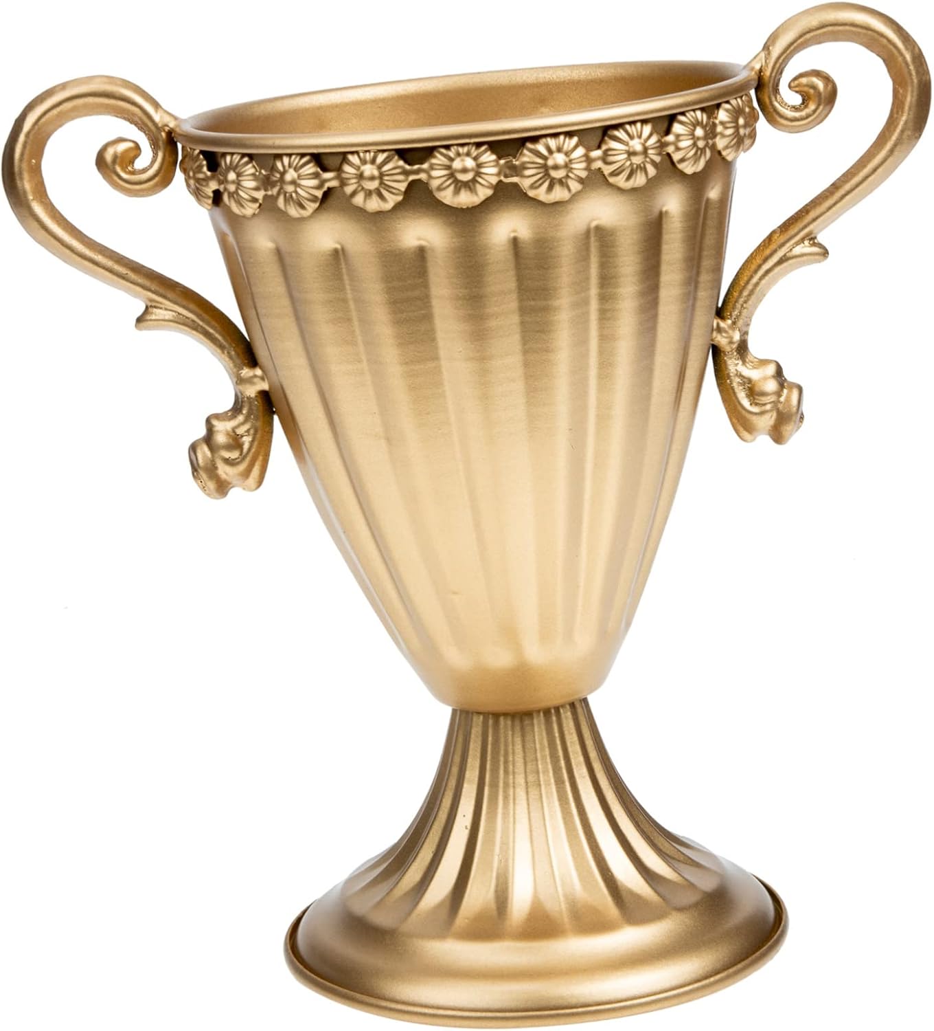 Vintage Iron Flower Pot Retro Vase for Home Decor