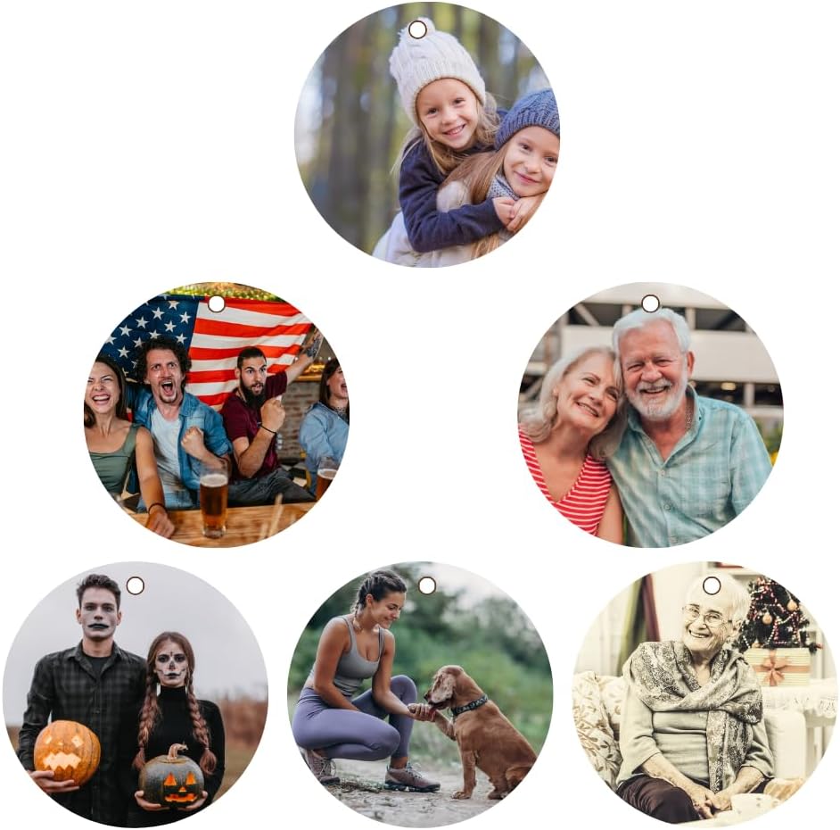 Custom Personalized Ceramic Christmas Ornament