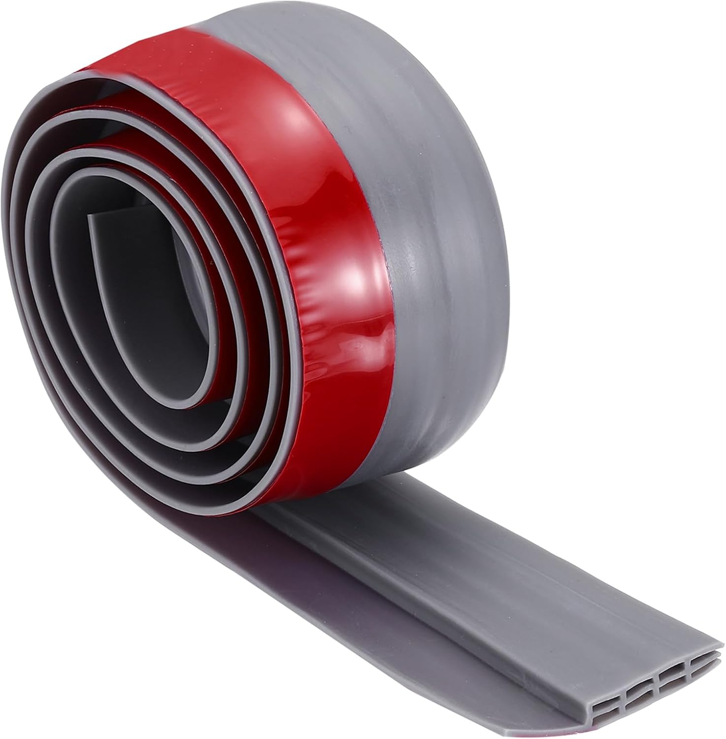 PATIKIL Door Draft Stopper 33FT Silicone Weather Stripping Seal Gray