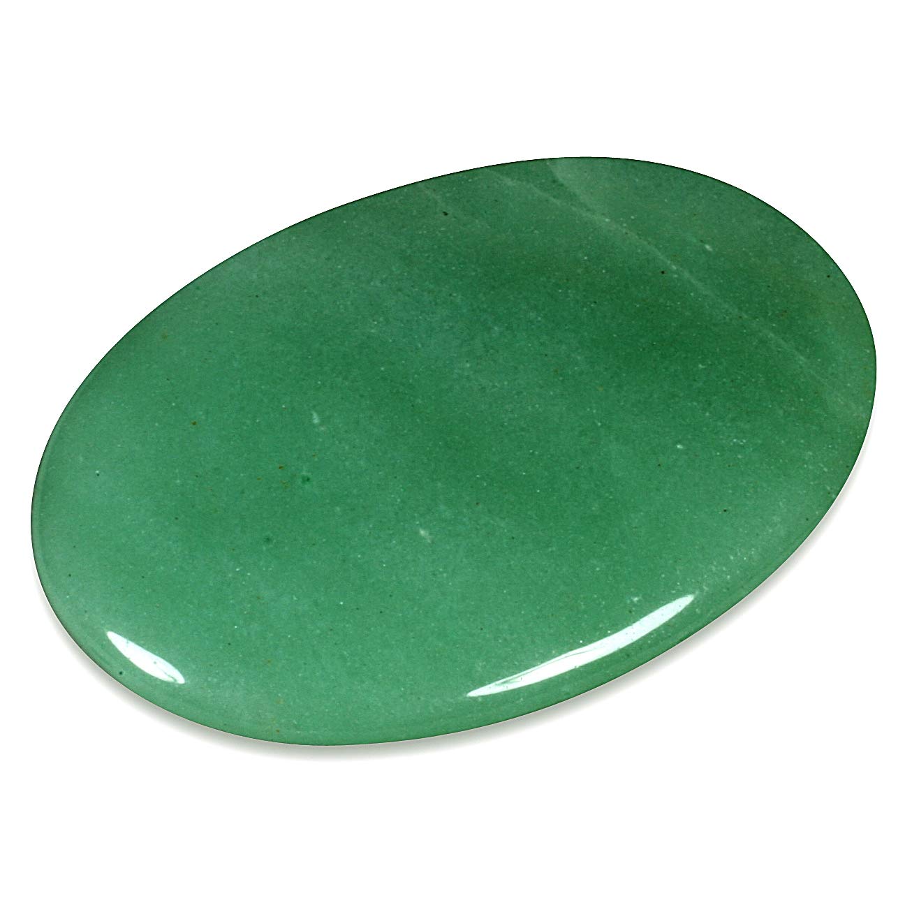 CrystalAge Green Aventurine Palm Stone 70x50mm