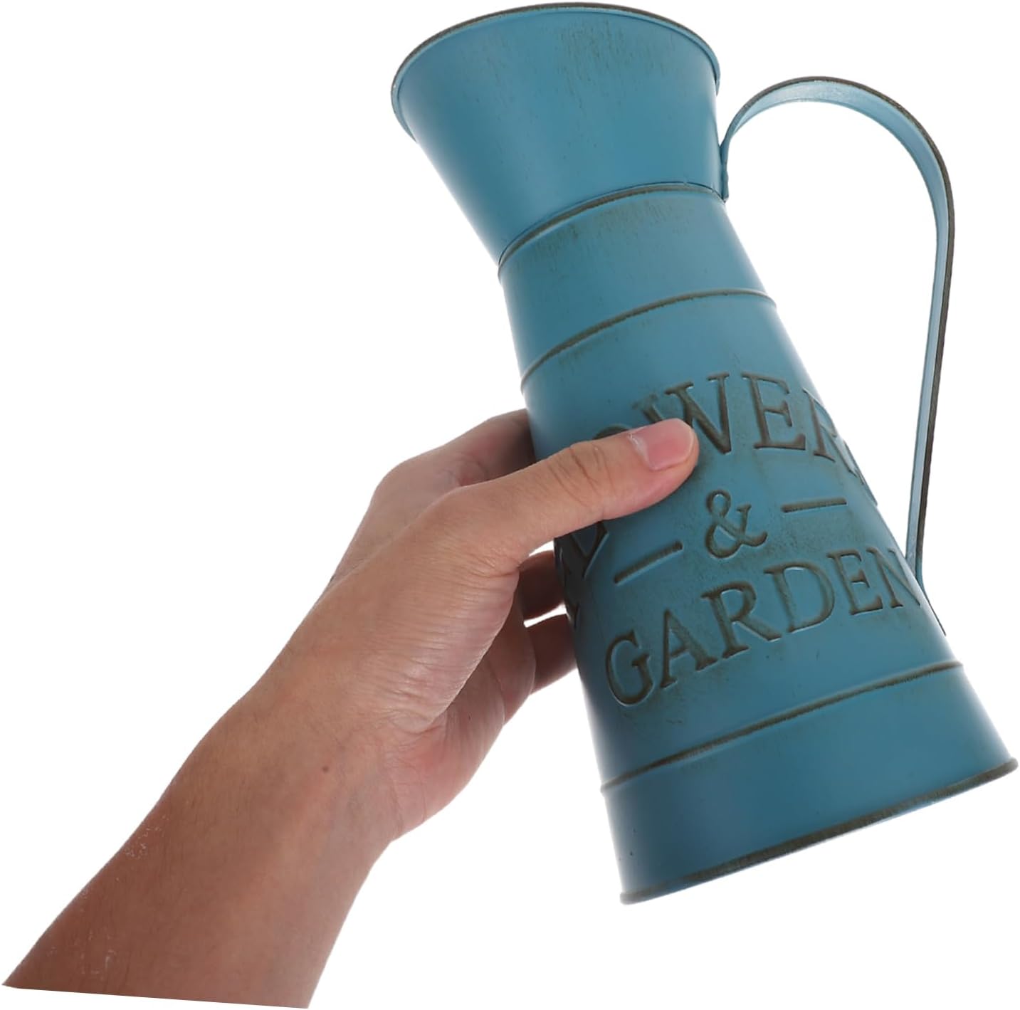 Retro Kettle Vase Flower Decor Ornament