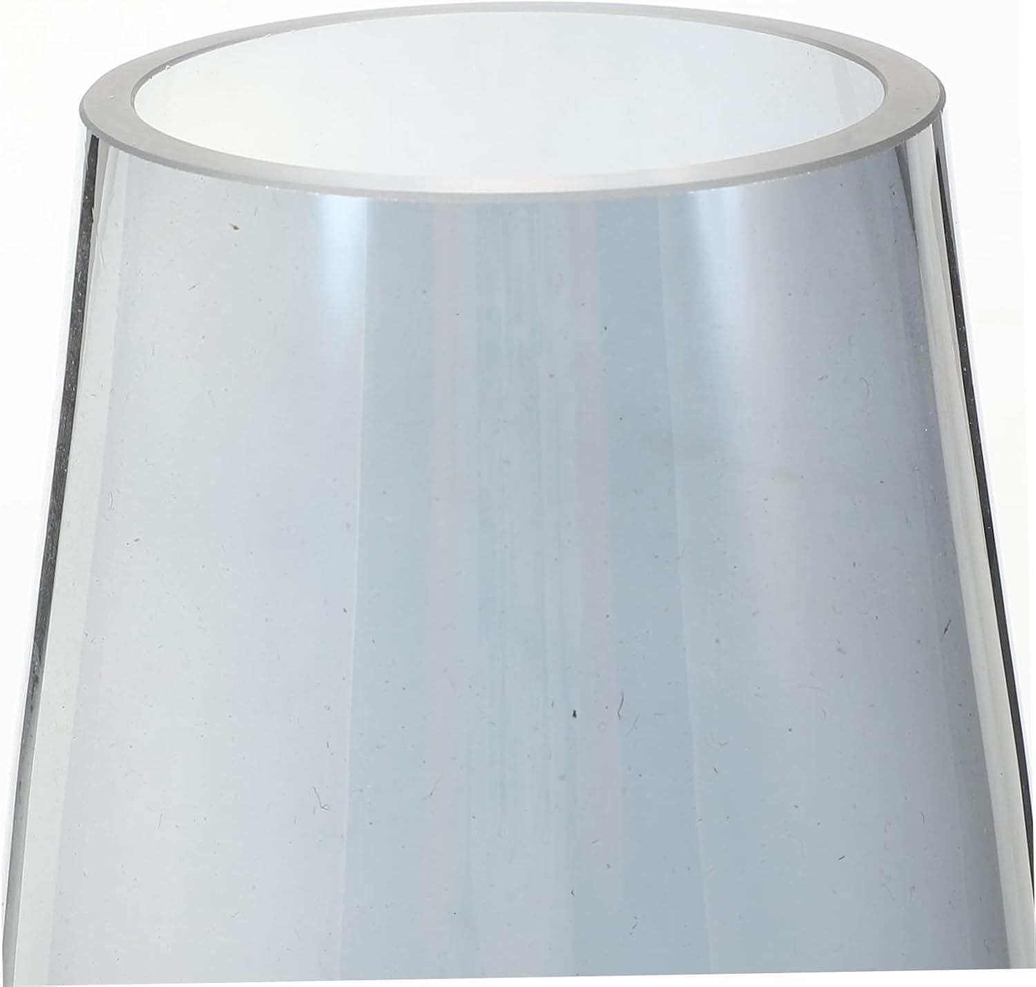 Modern Iridescent Glass Vase for Home Decor and Hydroponic Use