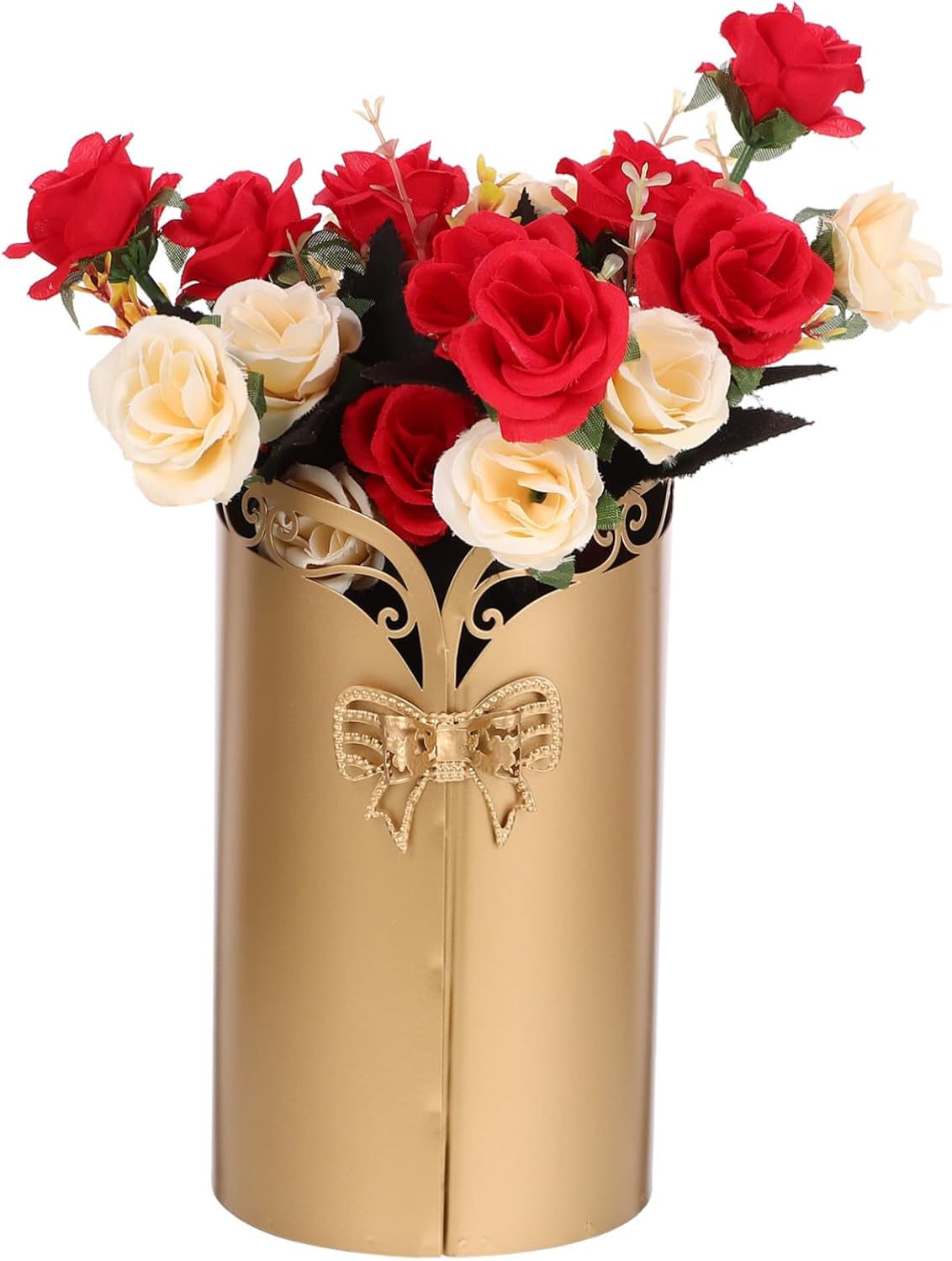 Rustic Flower Bucket Vintage Decor Vase for Home