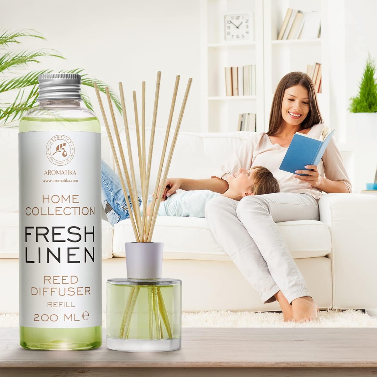 Fresh Linen Reed Diffuser Refill 68 Fl Oz