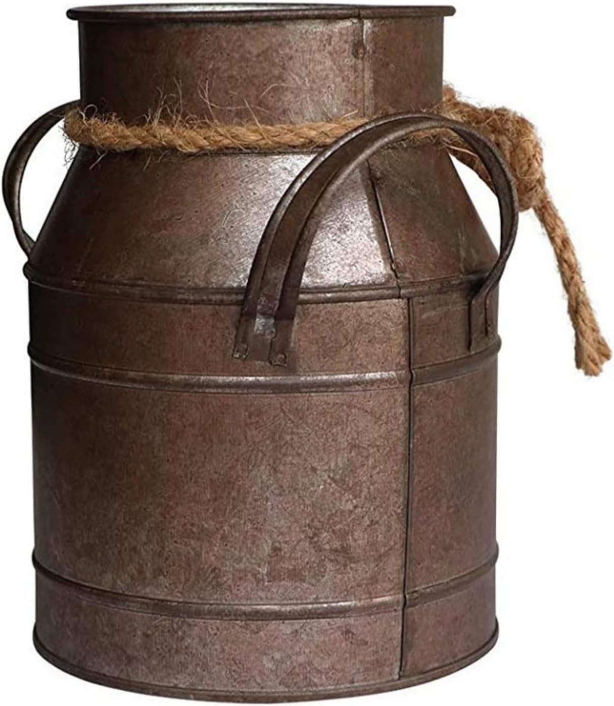 Vintage Rustic Decorative Metal Flower Vase for Home Use