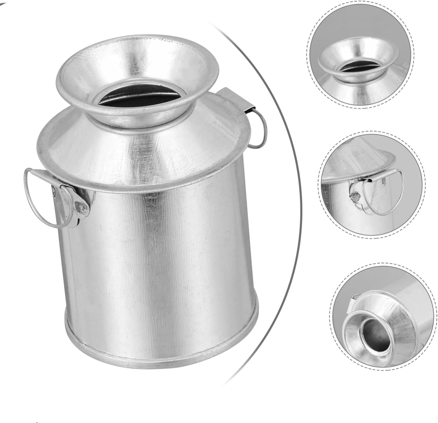 3pcs Retro Iron Flowerpot Cottage Decor Vintage Flower Bucket for Potted Plants 1