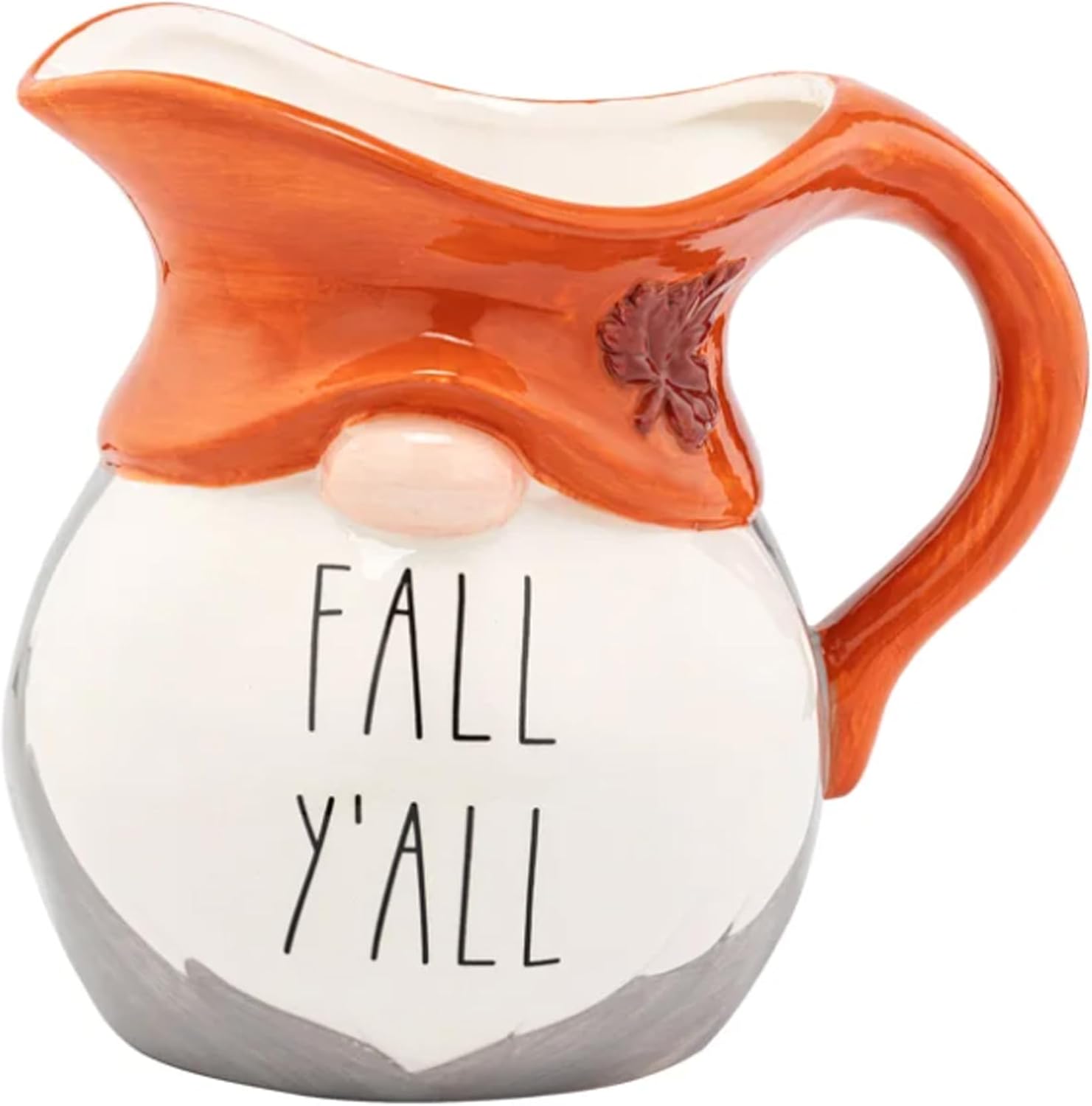 Napco Fall YAll Gnome Decorative Pitcher Vase