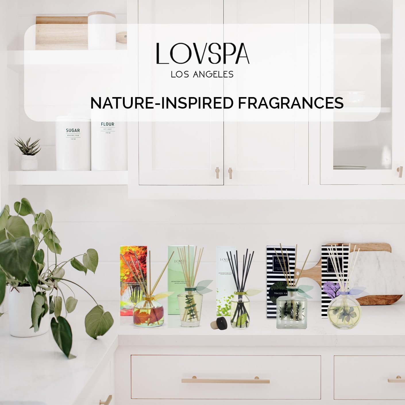 LOVSPA Revive Eucalyptus Reed Diffuser Oil Refill with Replacement Sticks